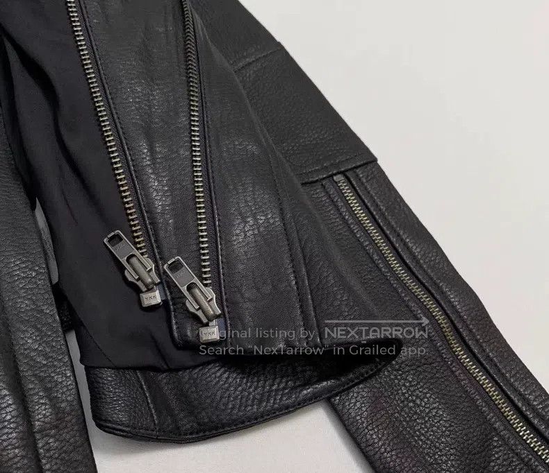 Helmut Lang Helmut Lang Women's Modified Biker Leather Jacket Size S / US 4 / IT 40 - 5 Thumbnail
