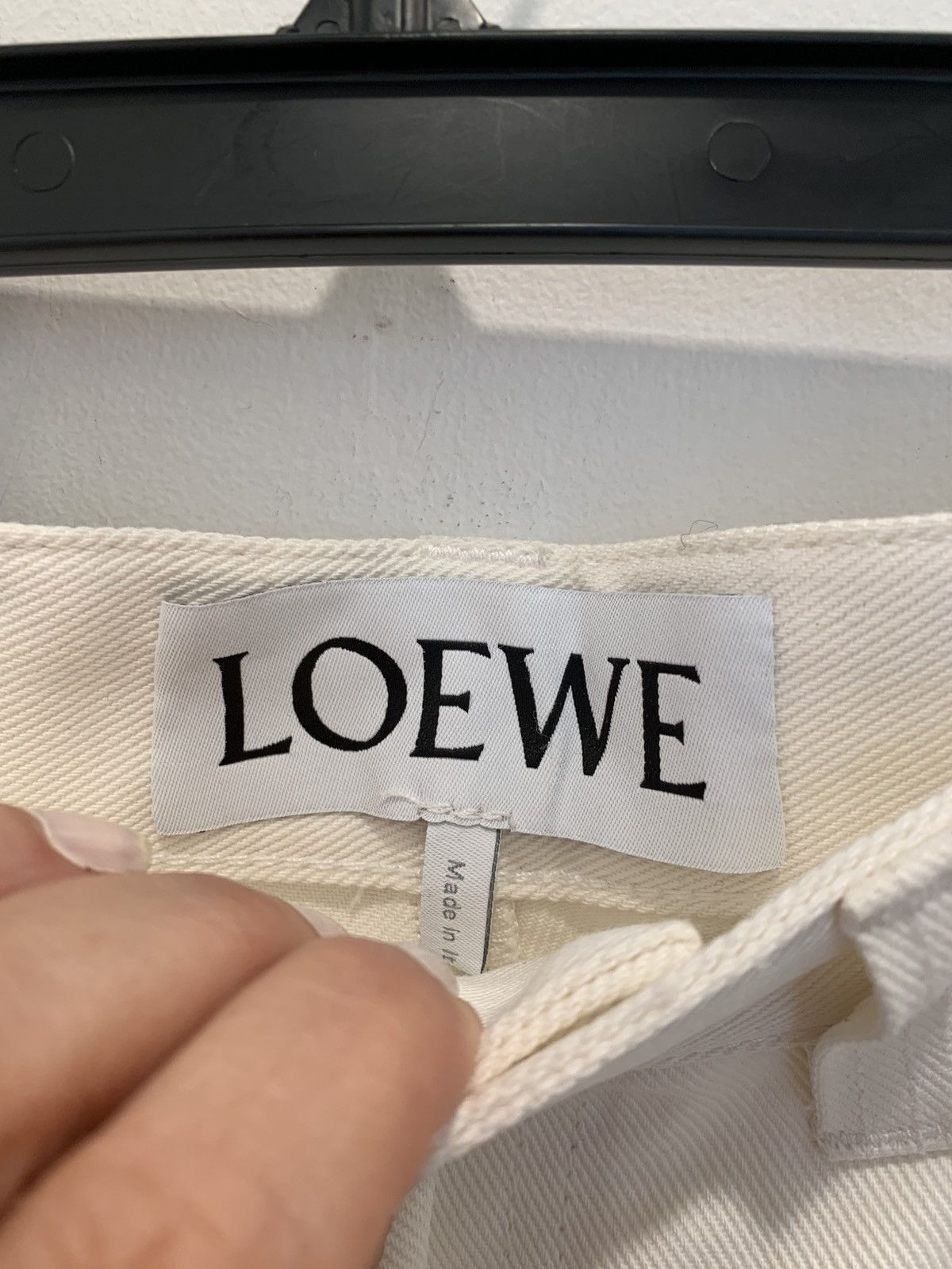 Loewe NWT Loewe Cropped Curved Jeans. Size 38FR Size 27" / US 4 / IT 40 - 8 Thumbnail