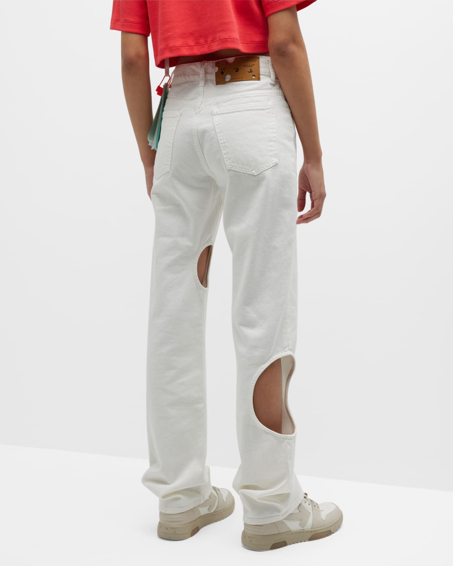 Off-White Off-White Meteor Cool Baggy Pants - White Size 28" / US 6 / IT 42 - 4 Thumbnail