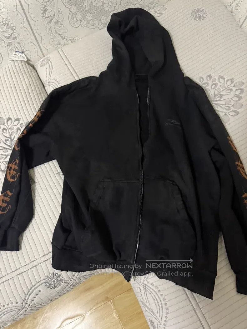 Balenciaga Balenciaga Sanskrit letter logo zip-up hoodie jacket, size Size US L / EU 52-54 / 3 - 1 Thumbnail