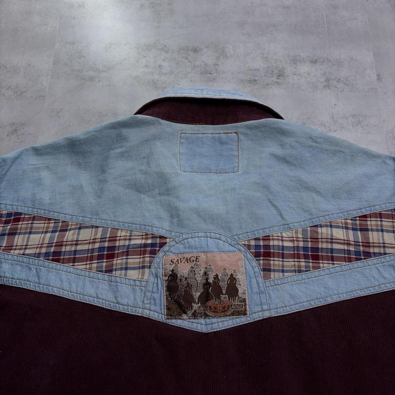 Other Vintage Storm Savage Corduroy Western Button Up Shirt Size US M / EU 48-50 / 2 - 6 Thumbnail