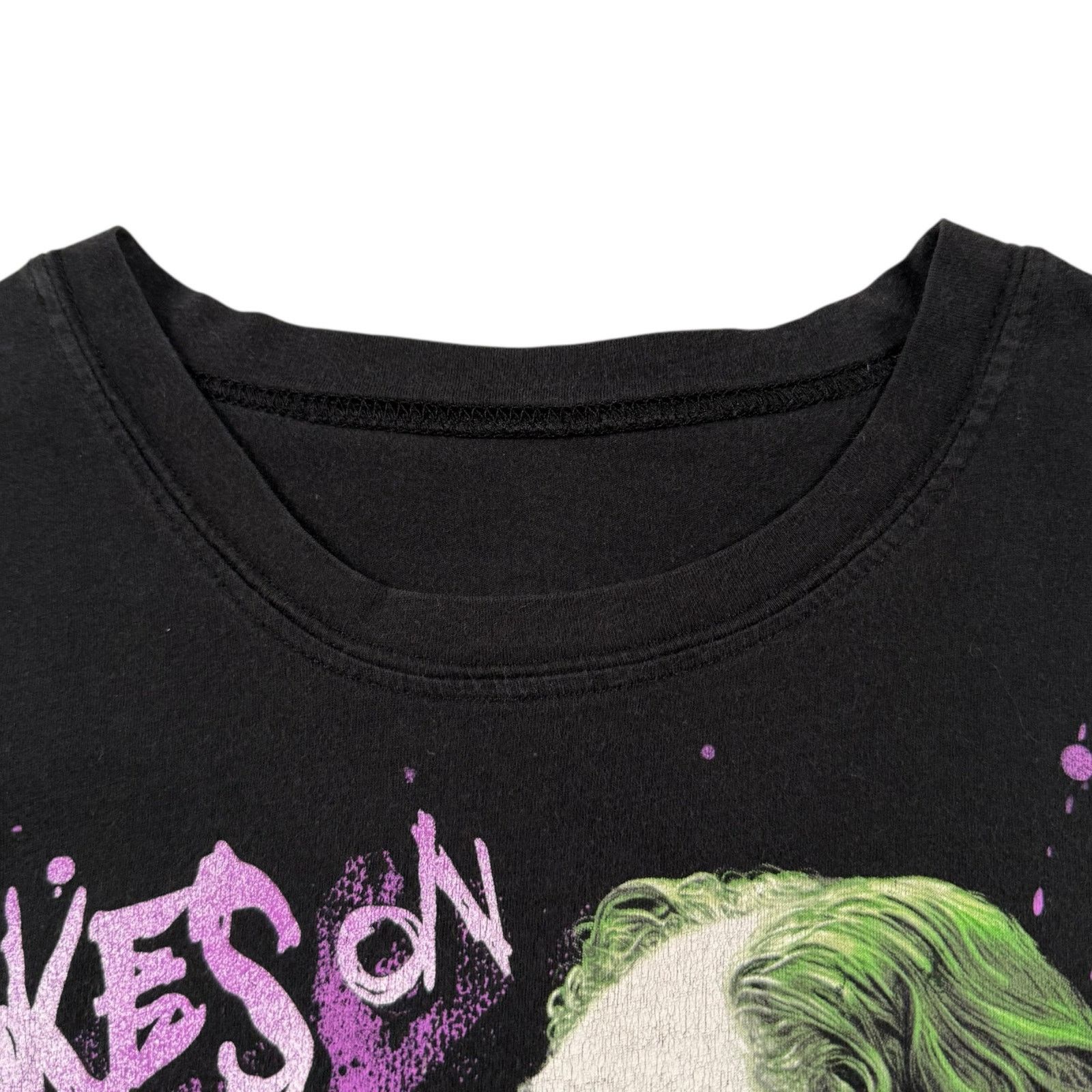 Vintage Vintage y2k The Dark Knight Joker Women's Baby Tee T-shirt Size M / US 6-8 / IT 42-44 - 3 Thumbnail
