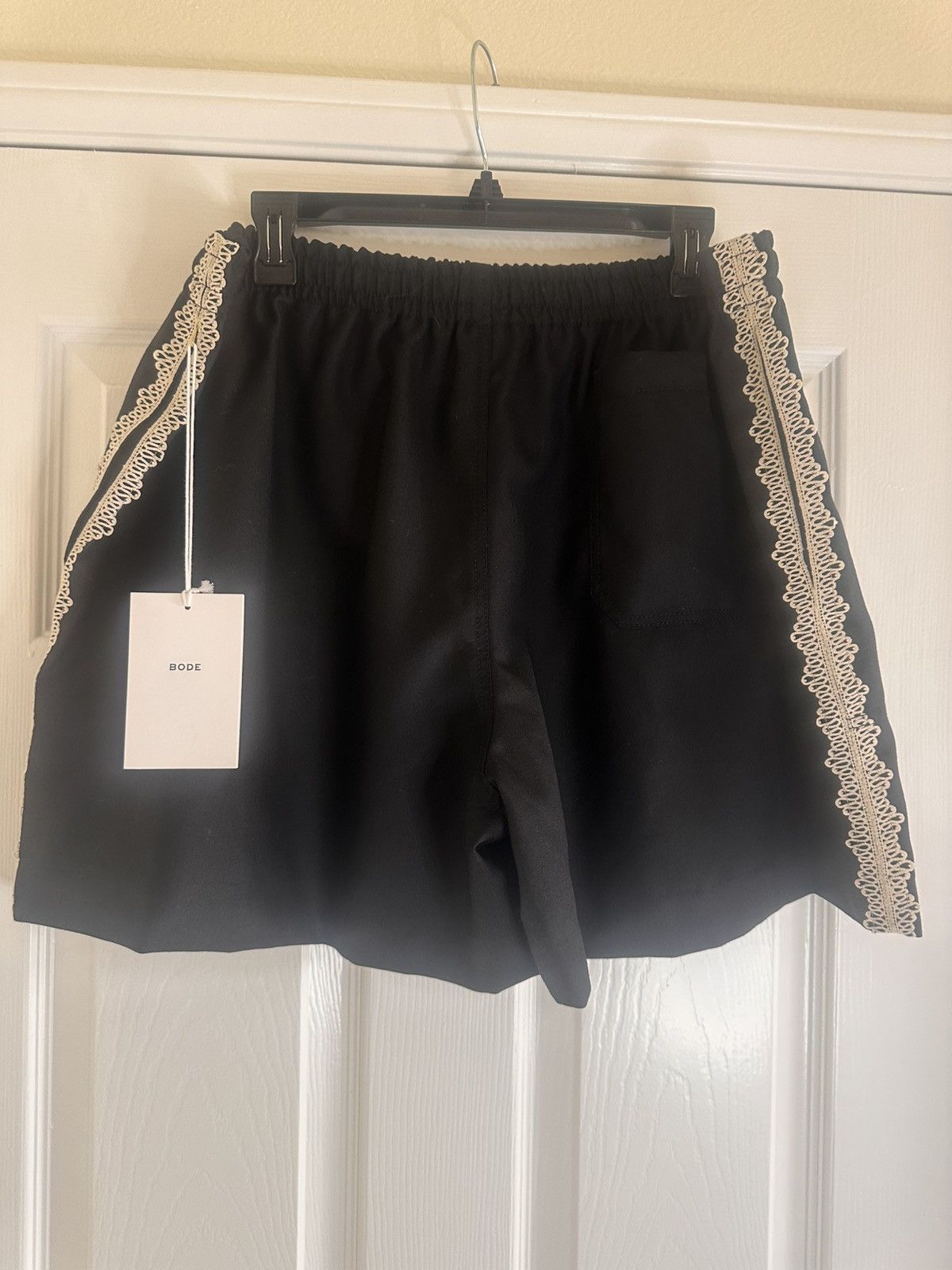 Bode Bode black lacework shorts size XXL Size US 38 / EU 54 - 4 Thumbnail