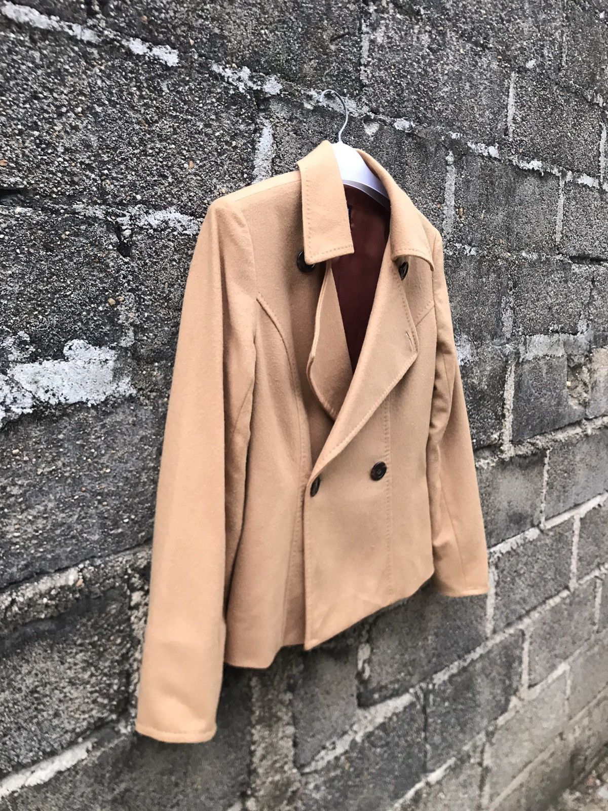 Japanese Brand × Vintage ⚡️RayMayers Double Breast Cropped Coat Size S / US 4 / IT 40 - 2 Thumbnail