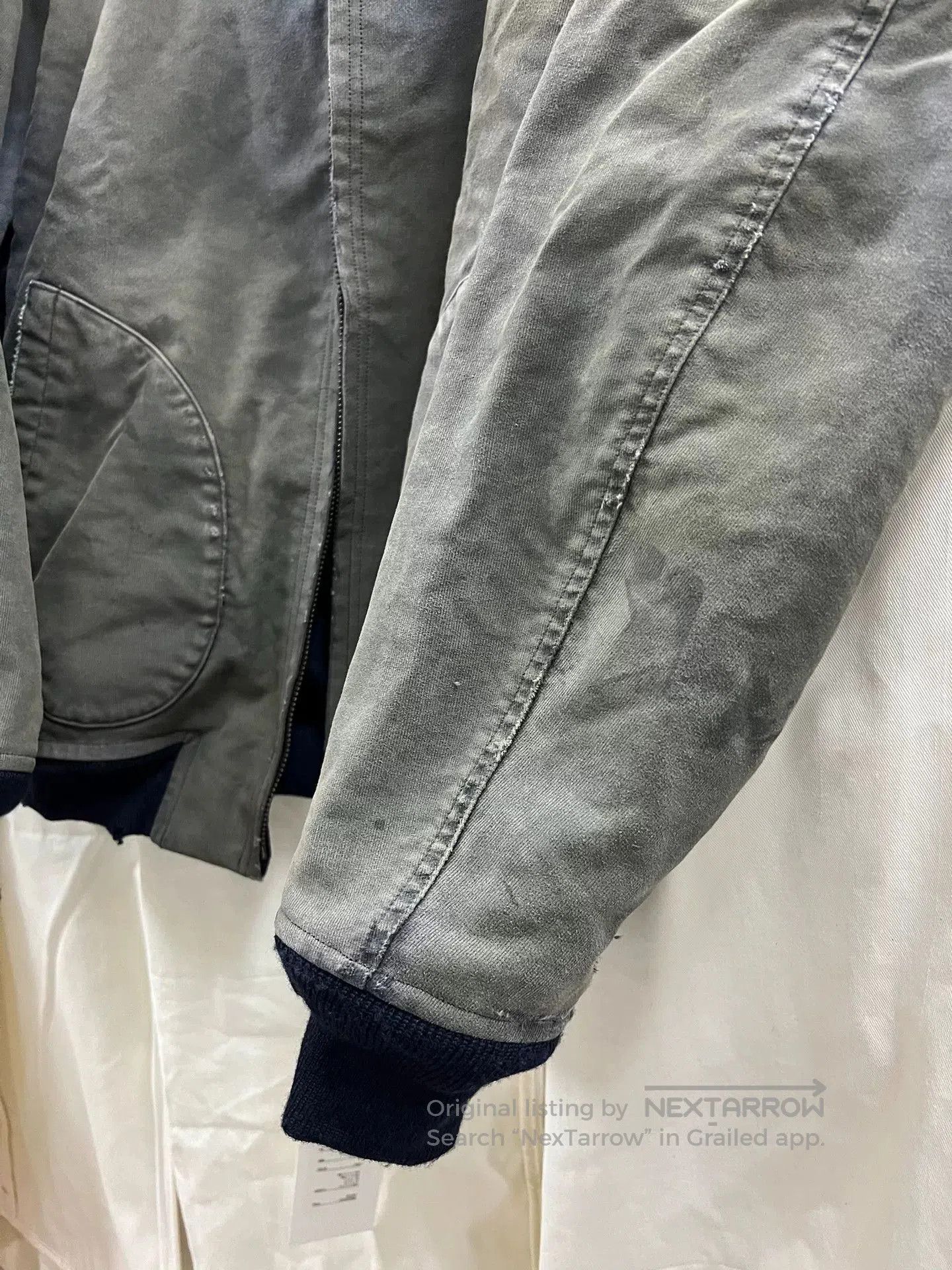 A.PRESSE Vintage WW2 US NAVY Blue Deck Jacket. Size US M / EU 48-50 / 2 - 3 Thumbnail
