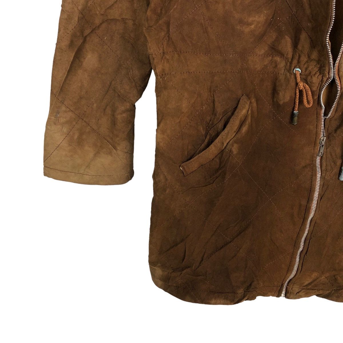 Genuine Leather VINTAGE GENUINE LEATHER JACKET COURREGES PARIS ISSEY MIYAKE Size US M / EU 48-50 / 2 - 4 Thumbnail