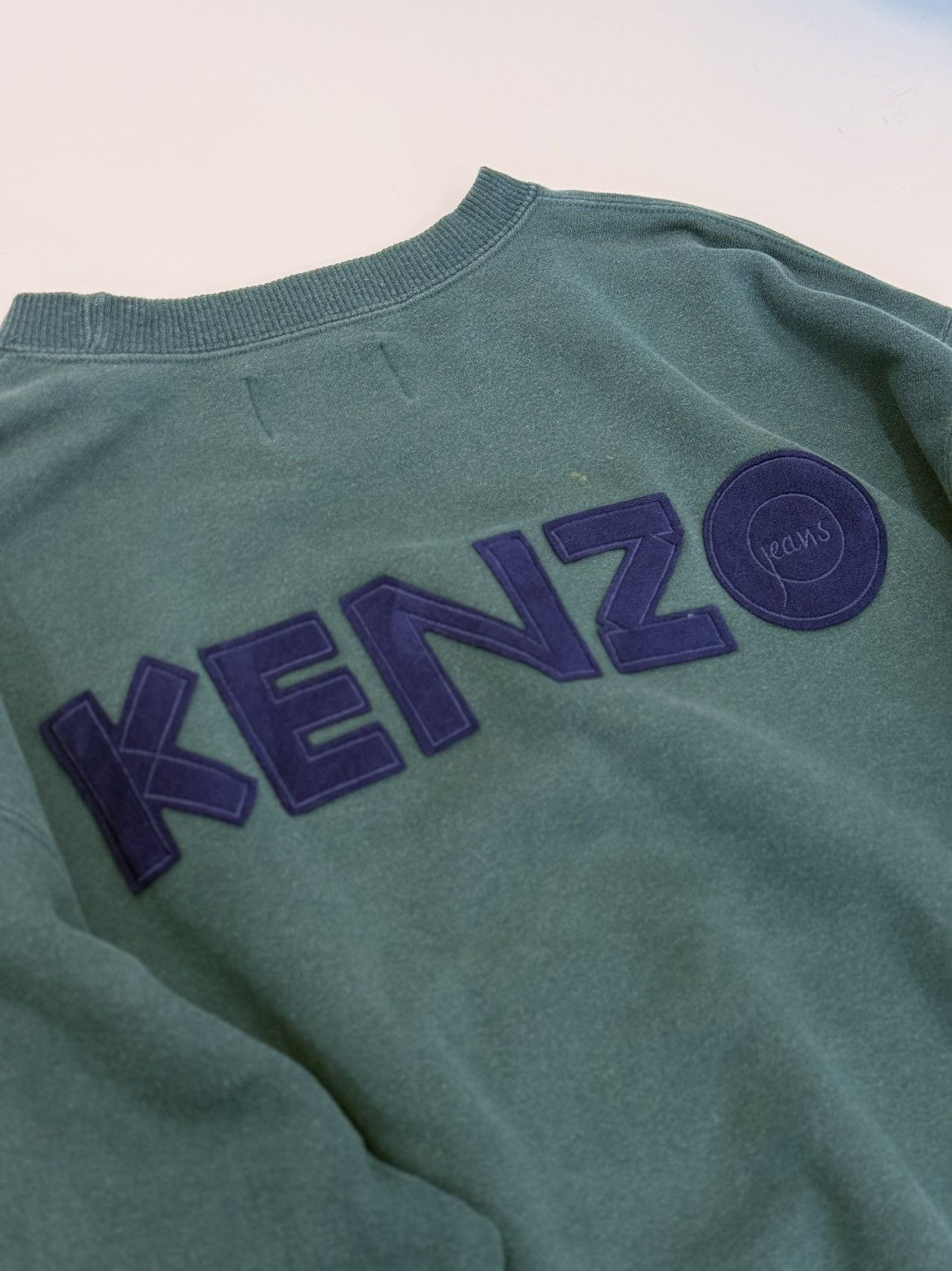 Kenzo 🔥 Vintage Y2K Kenzo Jeans big Logo Sweatshirt - M Size US M / EU 48-50 / 2 - 8 Thumbnail