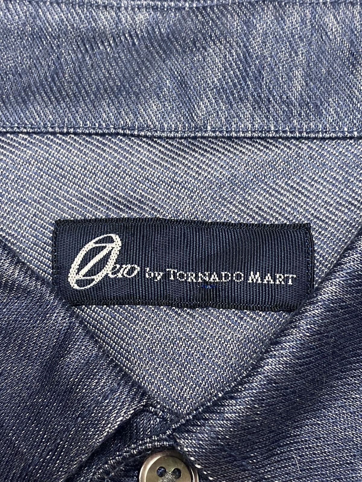 If Six Was Nine × Le Grande Bleu (L.G.B.) × Tornado Mart 2000s Tornado Mart - Iridescent Button Shirt Size US L / EU 52-54 / 3 - 7 Thumbnail