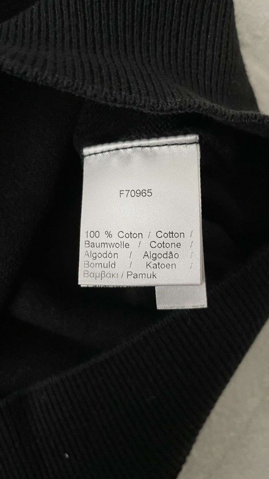 Lacoste LACOSTE NECK CAVIAR KNITWEAR BLACK Size US M / EU 48-50 / 2 - 4 Thumbnail