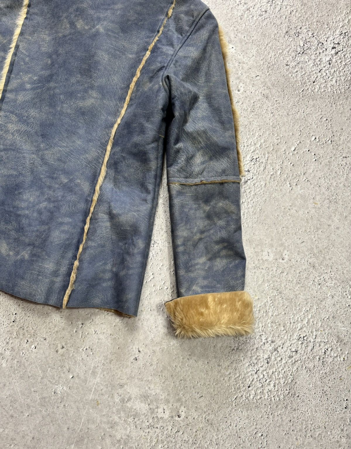 Other Saix Womens Faux Shearling Jacket Fur Lined Zip Coat Size M Size M / US 6-8 / IT 42-44 - 12 Thumbnail