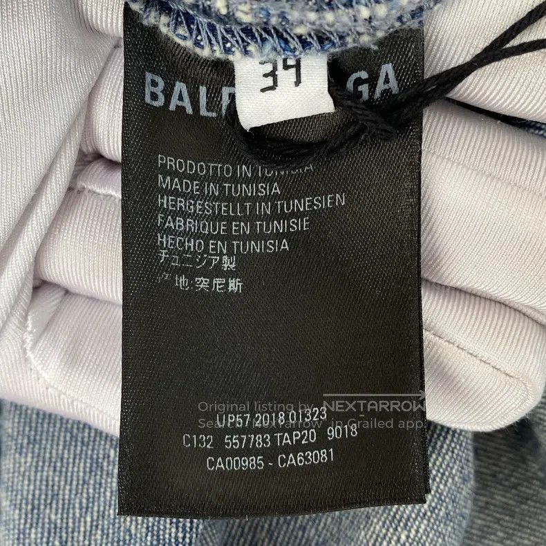 Balenciaga Balenciaga size 39 Blue Denim Jacket Size US S / EU 44-46 / 1 - 8 Thumbnail