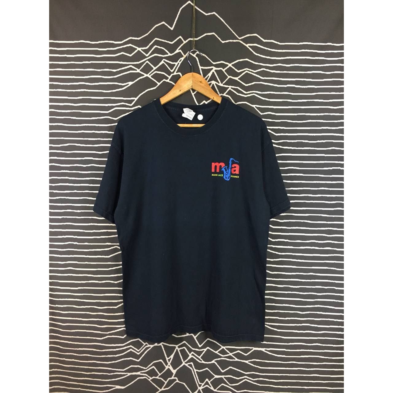 Gildan × Vintage Maine Jazz Alliance MJA Jazz Spoken Here Tee Size US L / EU 52-54 / 3 - 4 Thumbnail