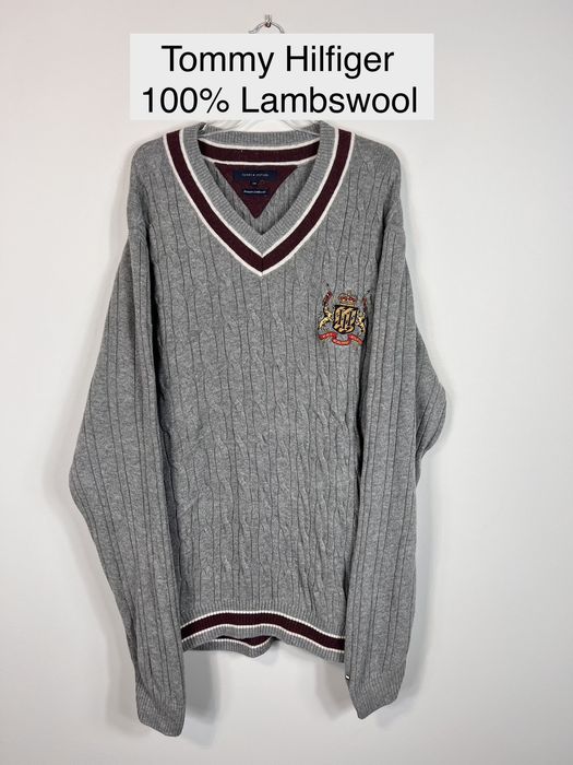 Tommy hilfiger lambswool sweater sales