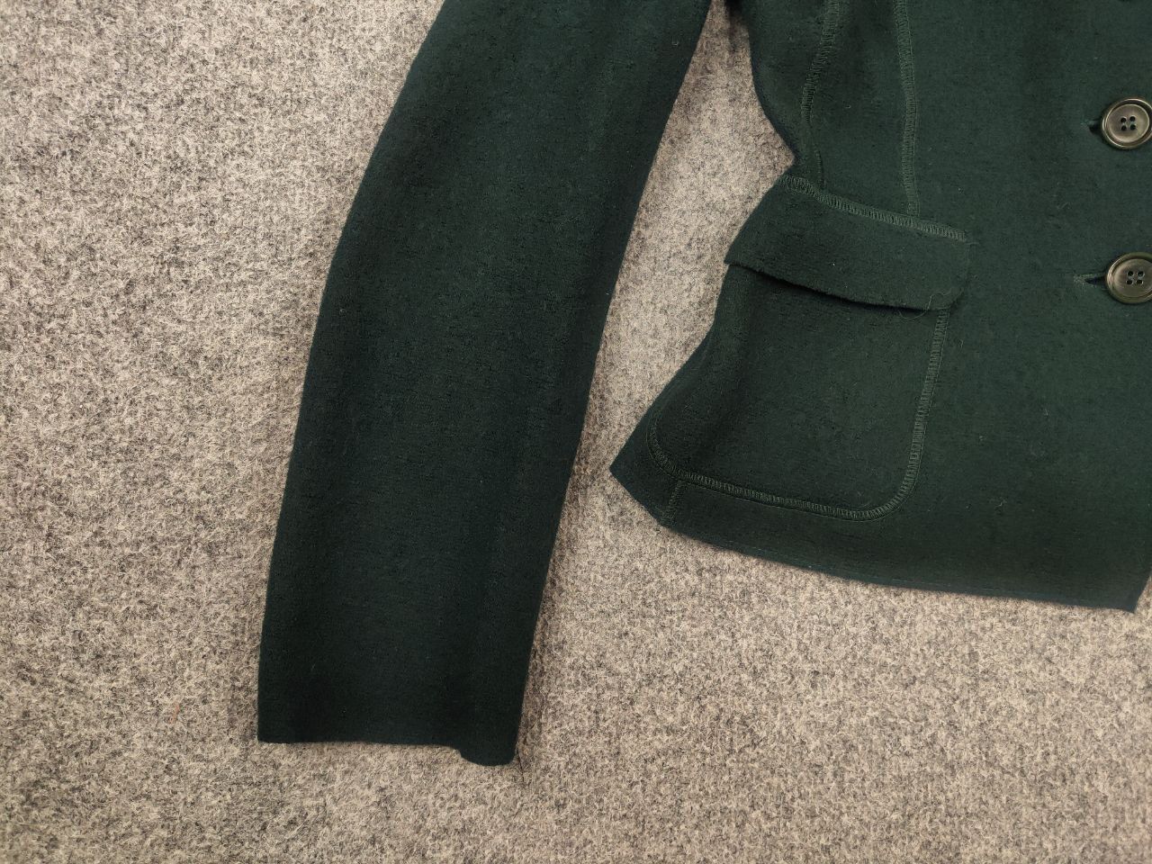 Aspesi Alberto Aspesi Design green wool button Pocket Blazer Jacket Size M / US 6-8 / IT 42-44 - 4 Thumbnail