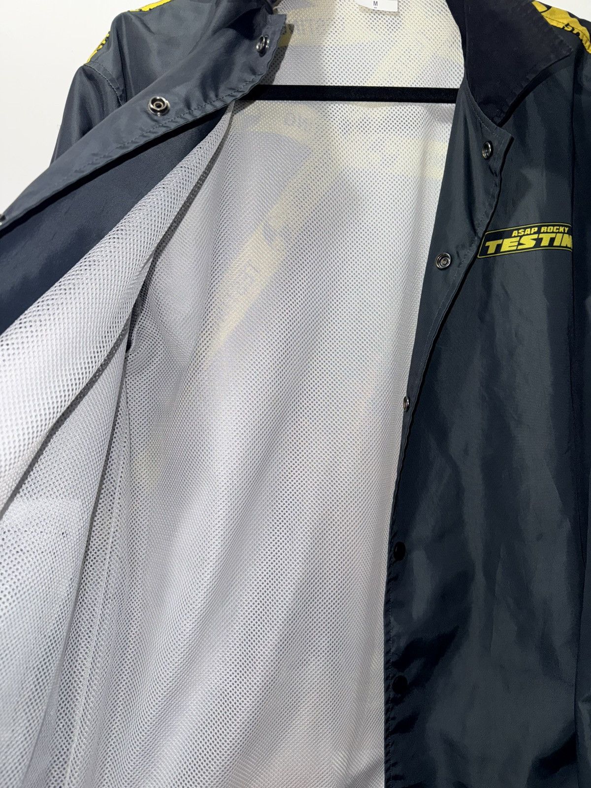 Other Nagri x ASAP Rocky Testing Coach Jacket Medium Black Yellow Size US M / EU 48-50 / 2 - 6 Thumbnail