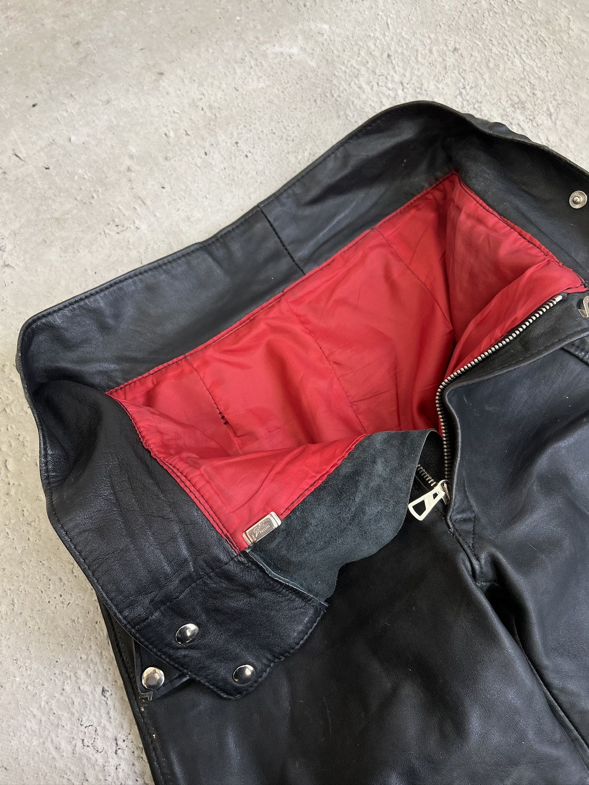 14th Addiction Avantgarde zipper moto racing leather pants balenciaga style Size US 31 - 6 Thumbnail