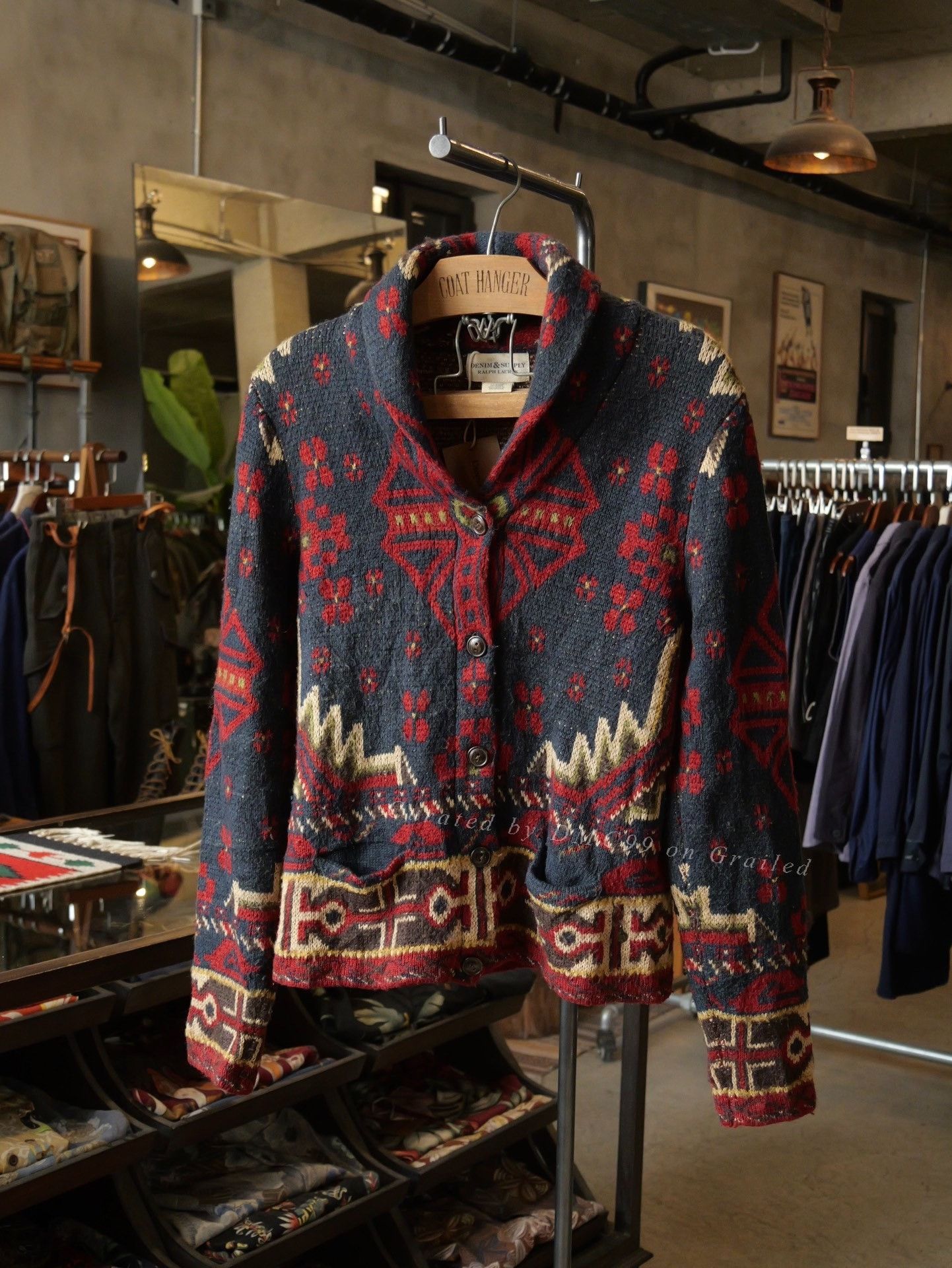 Denim & Supply Ralph Lauren Ralph Lauren Denim Supply Shawl Collar Totem Sweater Size US M / EU 48-50 / 2 - 1 Thumbnail