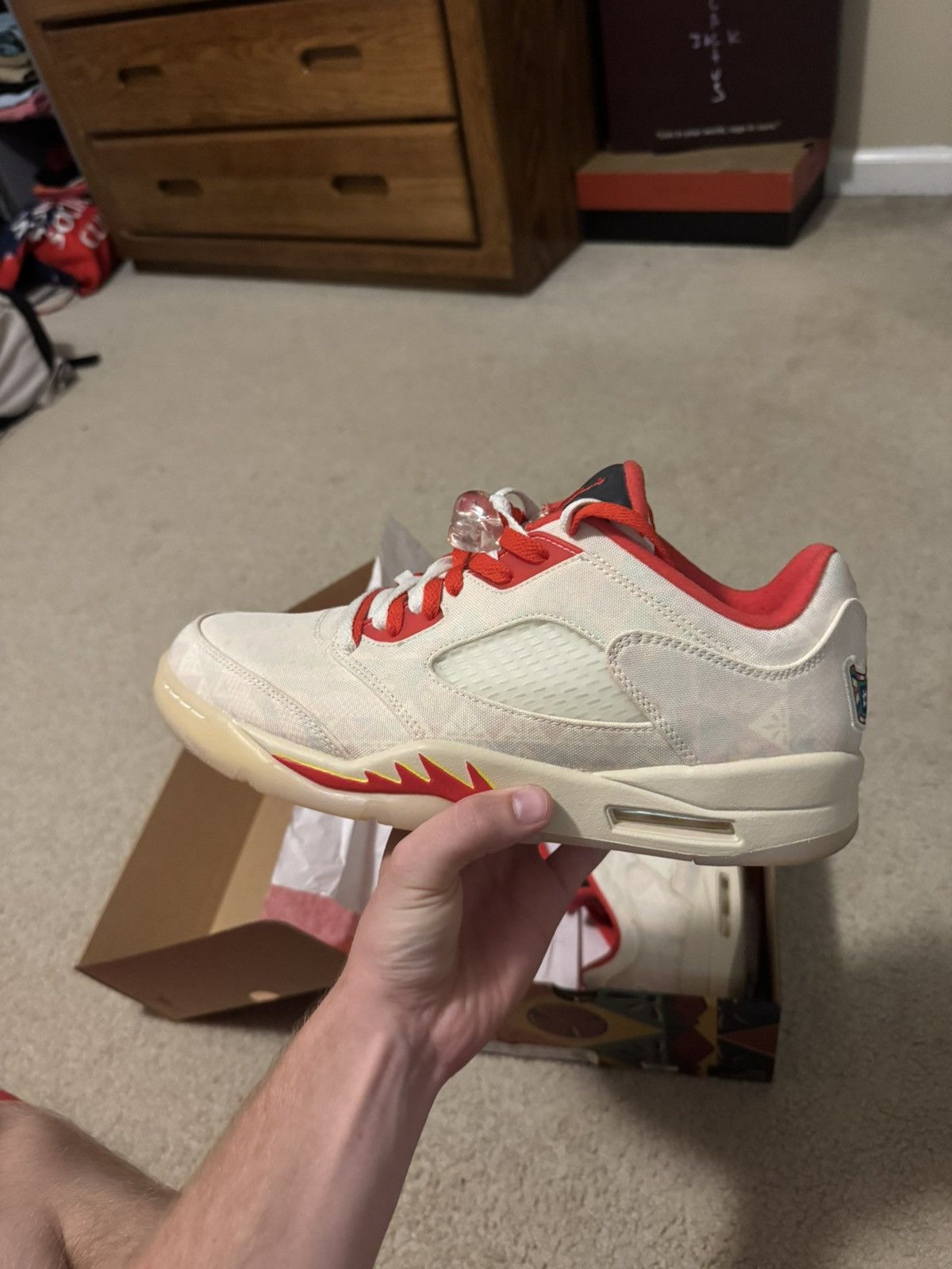 Jordan Brand Jordan 5 Retro Low Chinese New Year Size US 11 / EU 44 - 2 Thumbnail