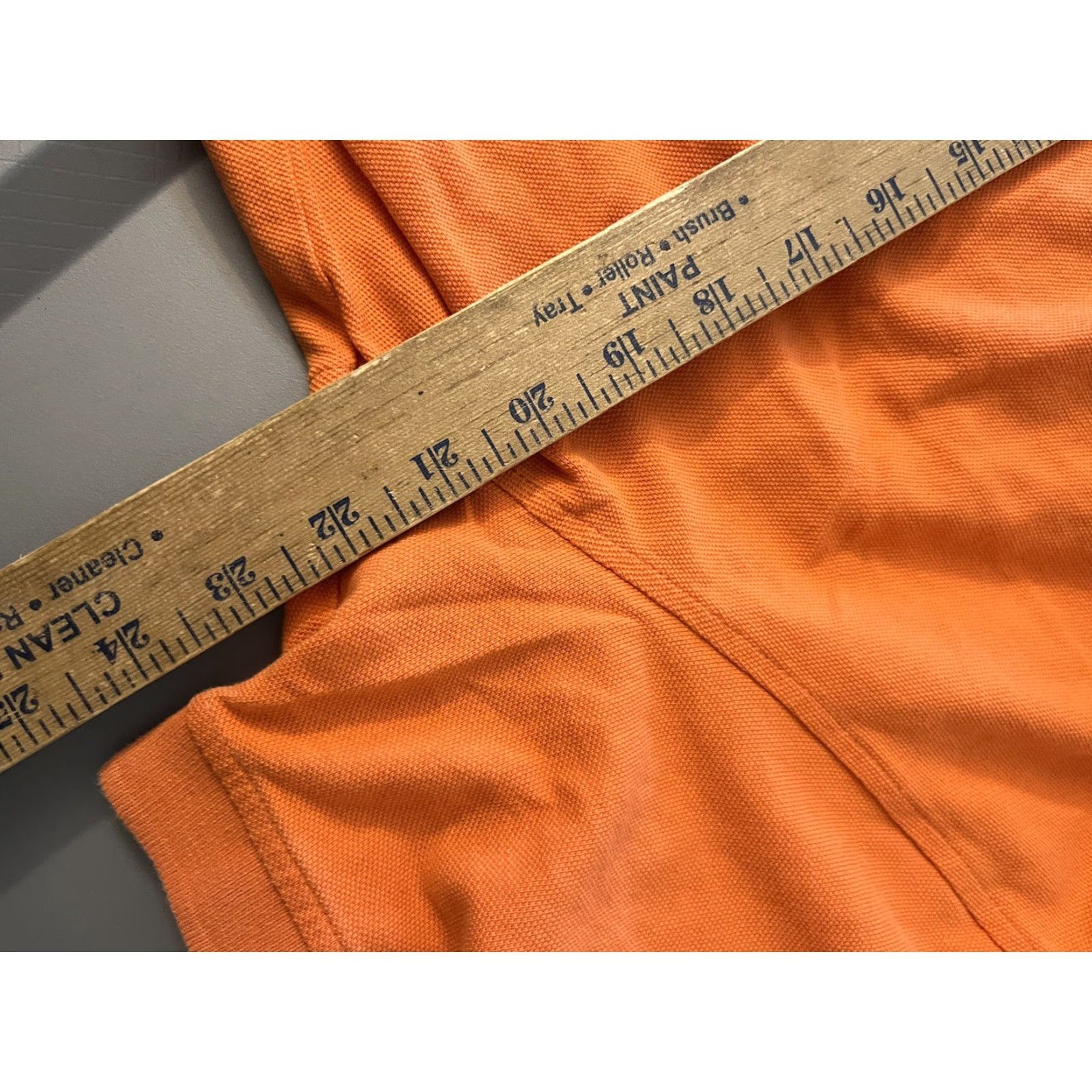 Izod IZOD Heritage Golf Polo Shirt Mens XL Short Sleeve Orange Cotton Blend Logo Sports Size US XL / EU 56 / 4 - 5 Thumbnail