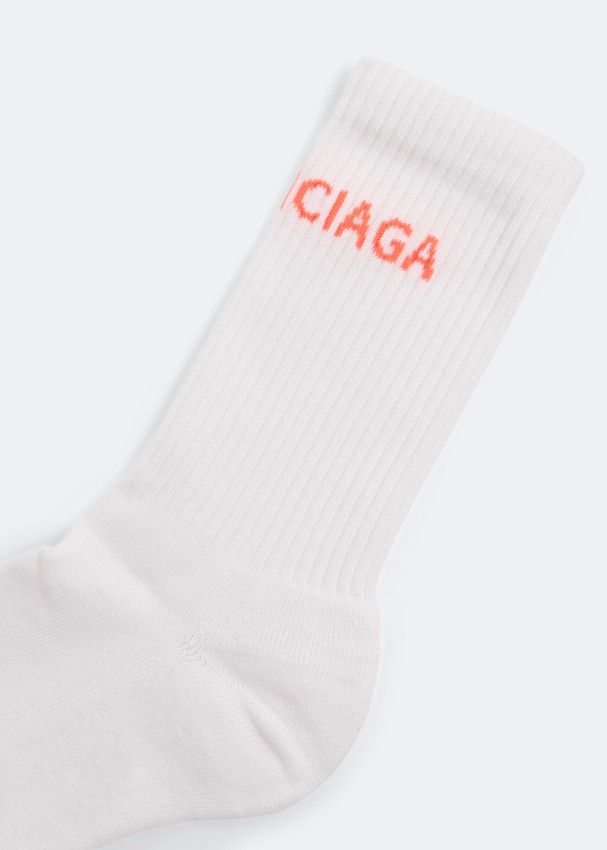 Balenciaga o1loc1c0924 Size: OS / 540633 Socks in White Size ONE SIZE - 3 Thumbnail