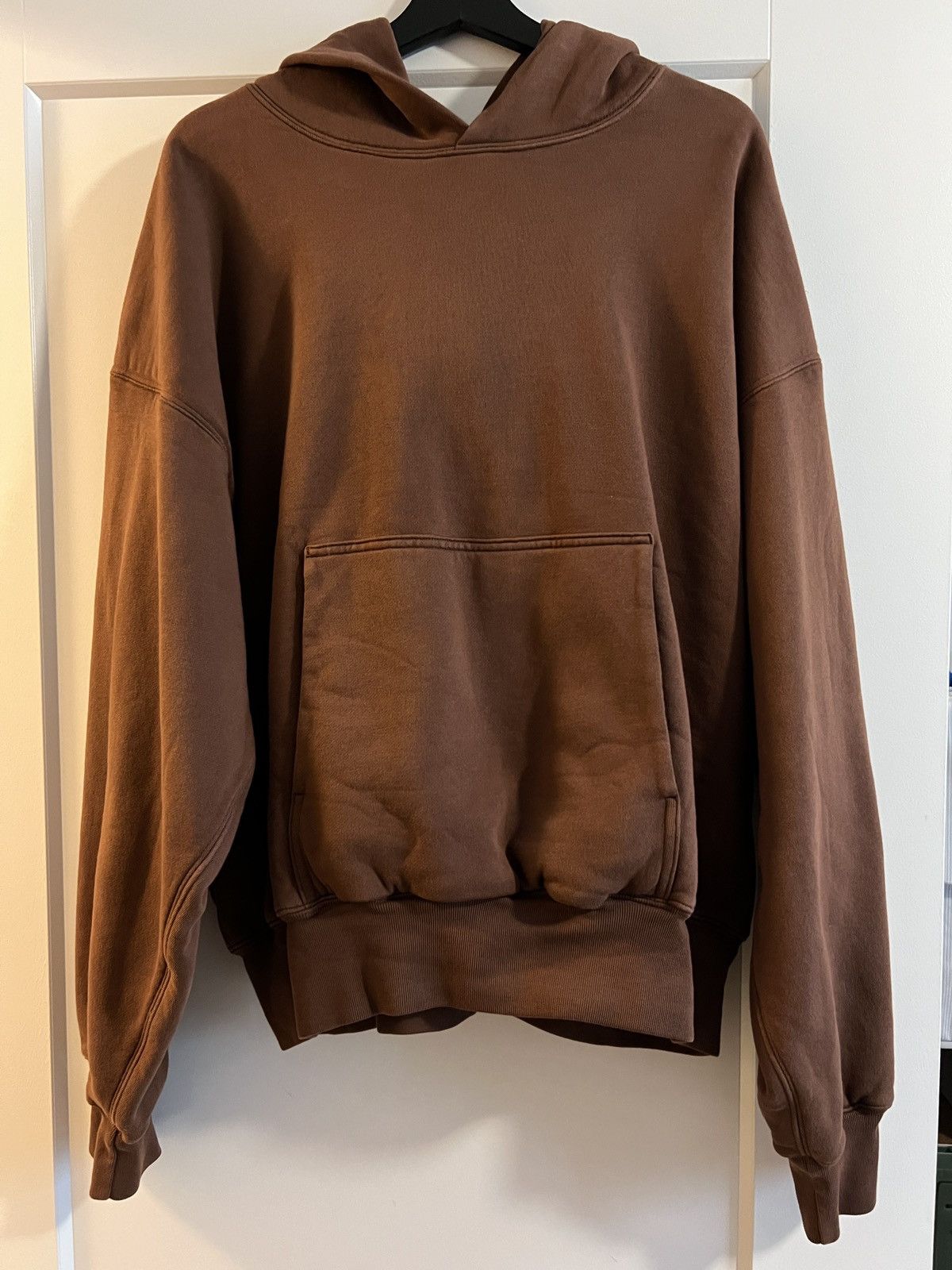 image of Yeezy Gap Double Layer Hoodie Brown, Men's (Size XL)