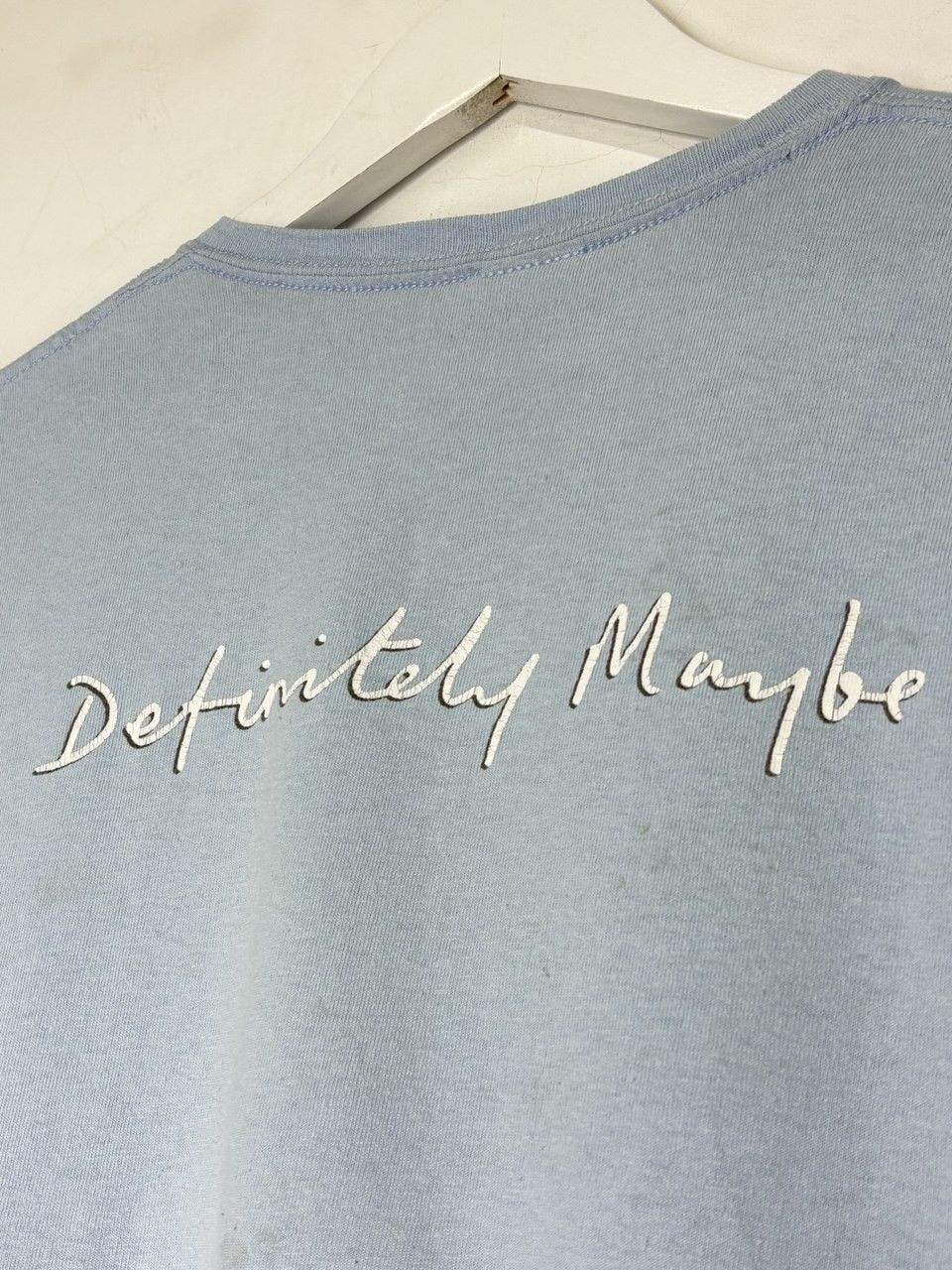 Band Tees Vintage Oasis definitely maybe blue shirt Size US M / EU 48-50 / 2 - 3 Thumbnail