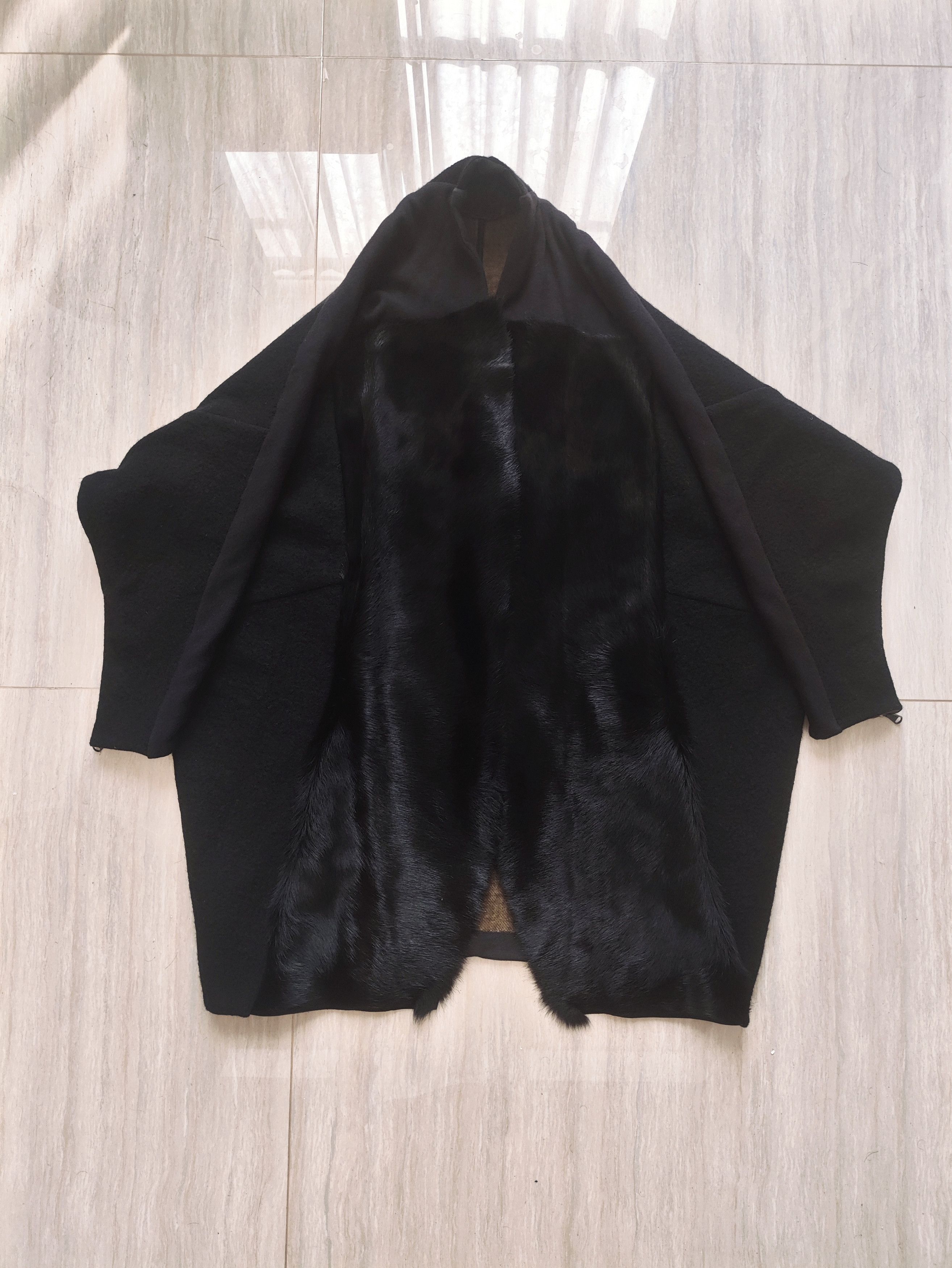Other Alessandra Marchi Olll horsehair cashmere cocoon overcoat Size M / US 6-8 / IT 42-44 - 1 Thumbnail