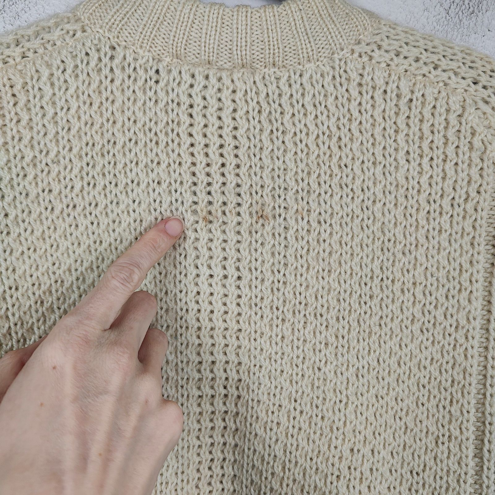 Other Vintage Felldale Fisherman Zip Up Sweater Mens 44" Large Size US L / EU 52-54 / 3 - 8 Thumbnail