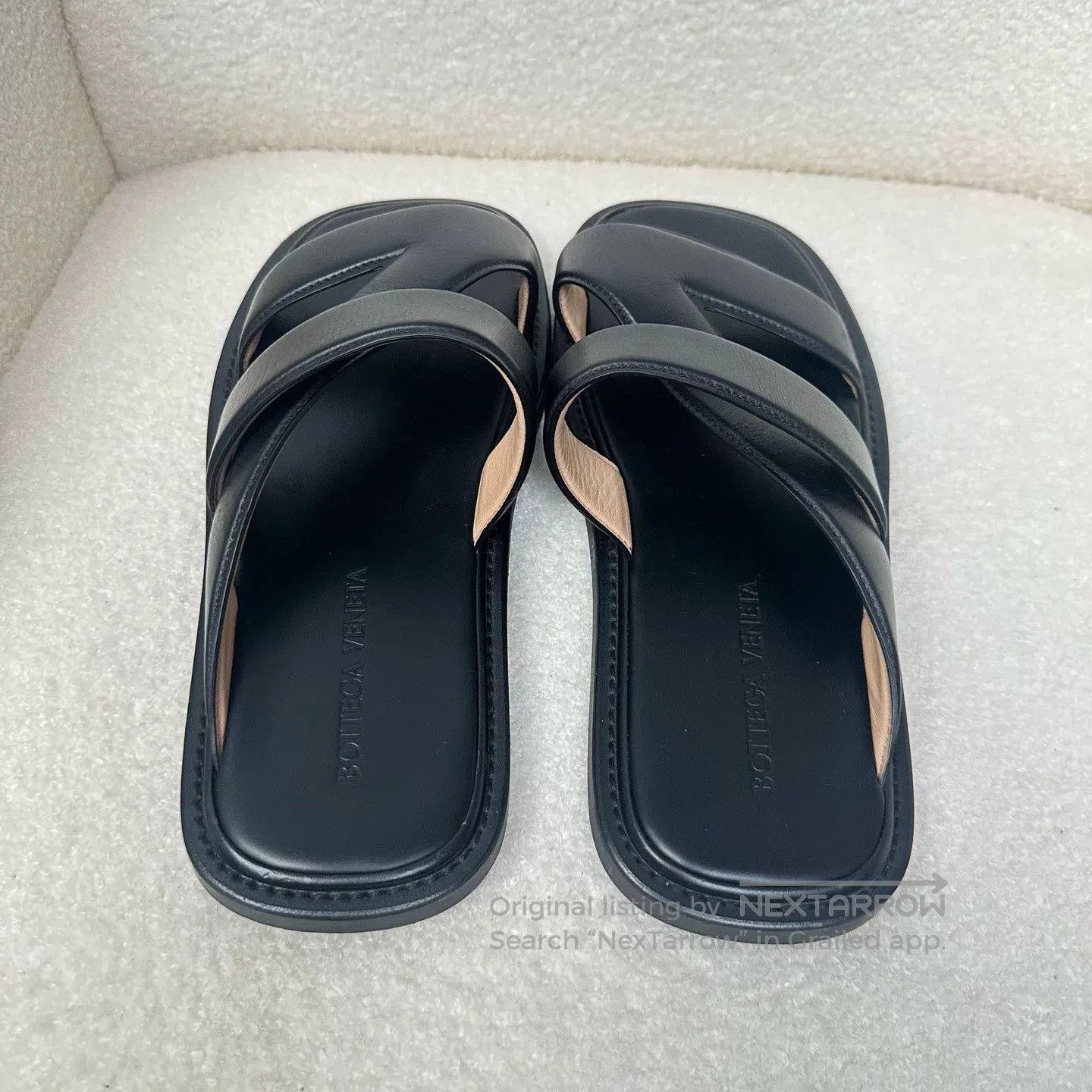 Bottega Veneta Bottega Veneta Men's Leather Slippers. Size US 9 / EU 42 - 6 Thumbnail