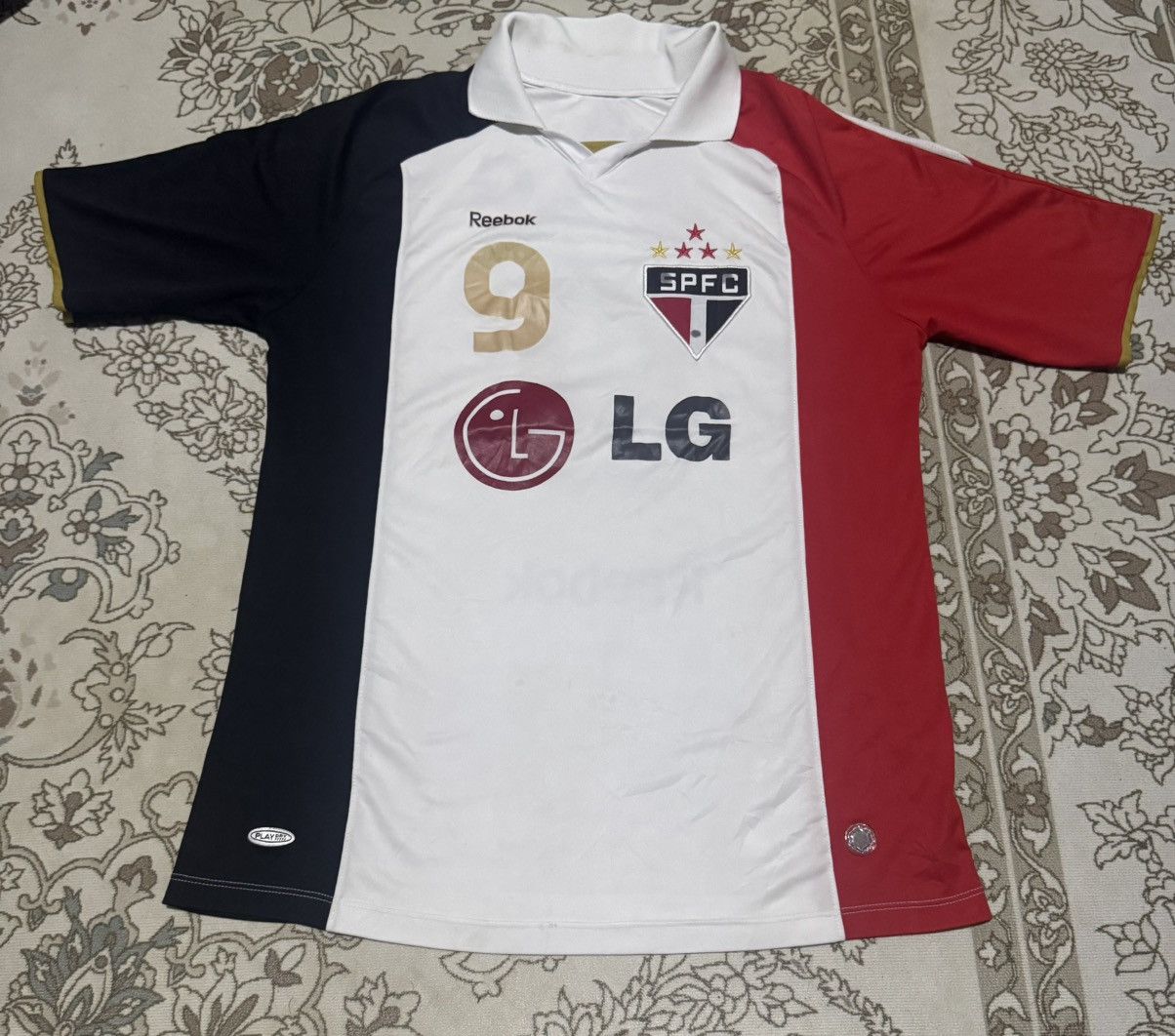 Vintage Vtg 09’ SPFC Reebok Collar Jersey Size US M / EU 48-50 / 2 - 2 Thumbnail