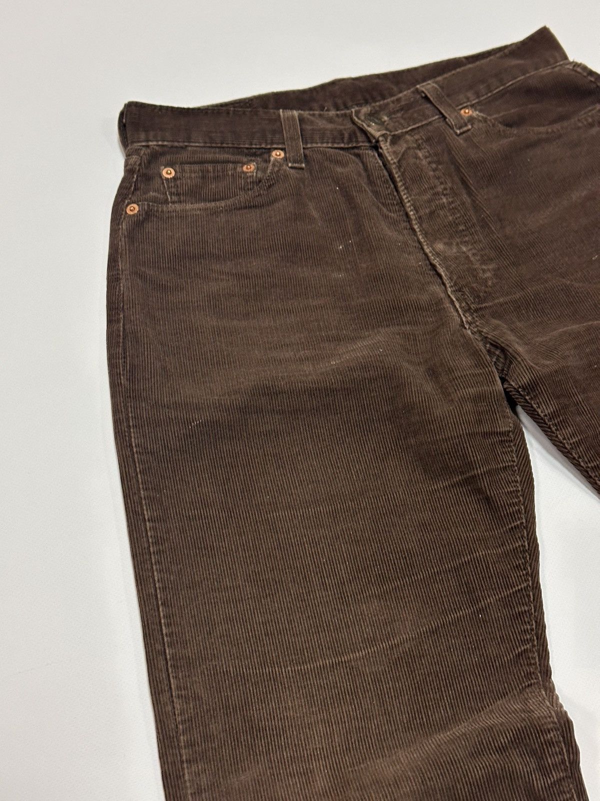 Levi's × Vintage 90’s Levis Vintage 551 Y2k Cowboy Corduroy Pants Size US 30 / EU 46 - 5 Thumbnail