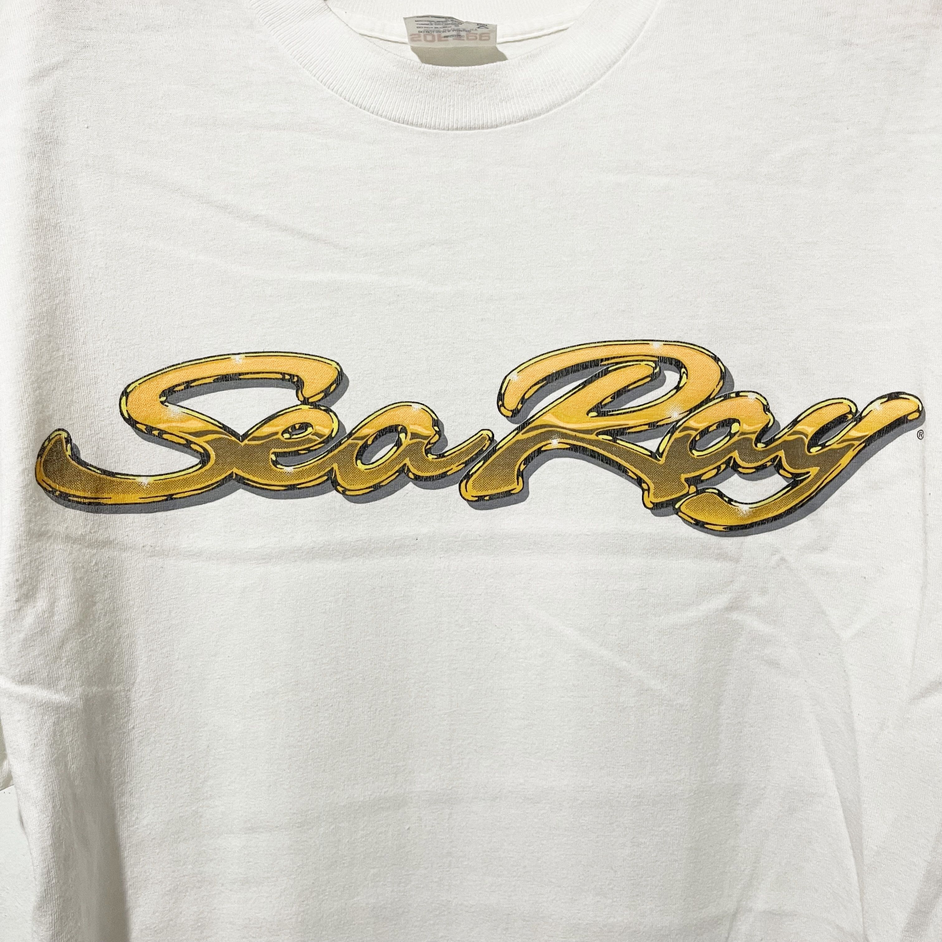 Vintage Vintage 90s SeaRay Boat Logo T-Shirt Size US M / EU 48-50 / 2 - 2 Thumbnail
