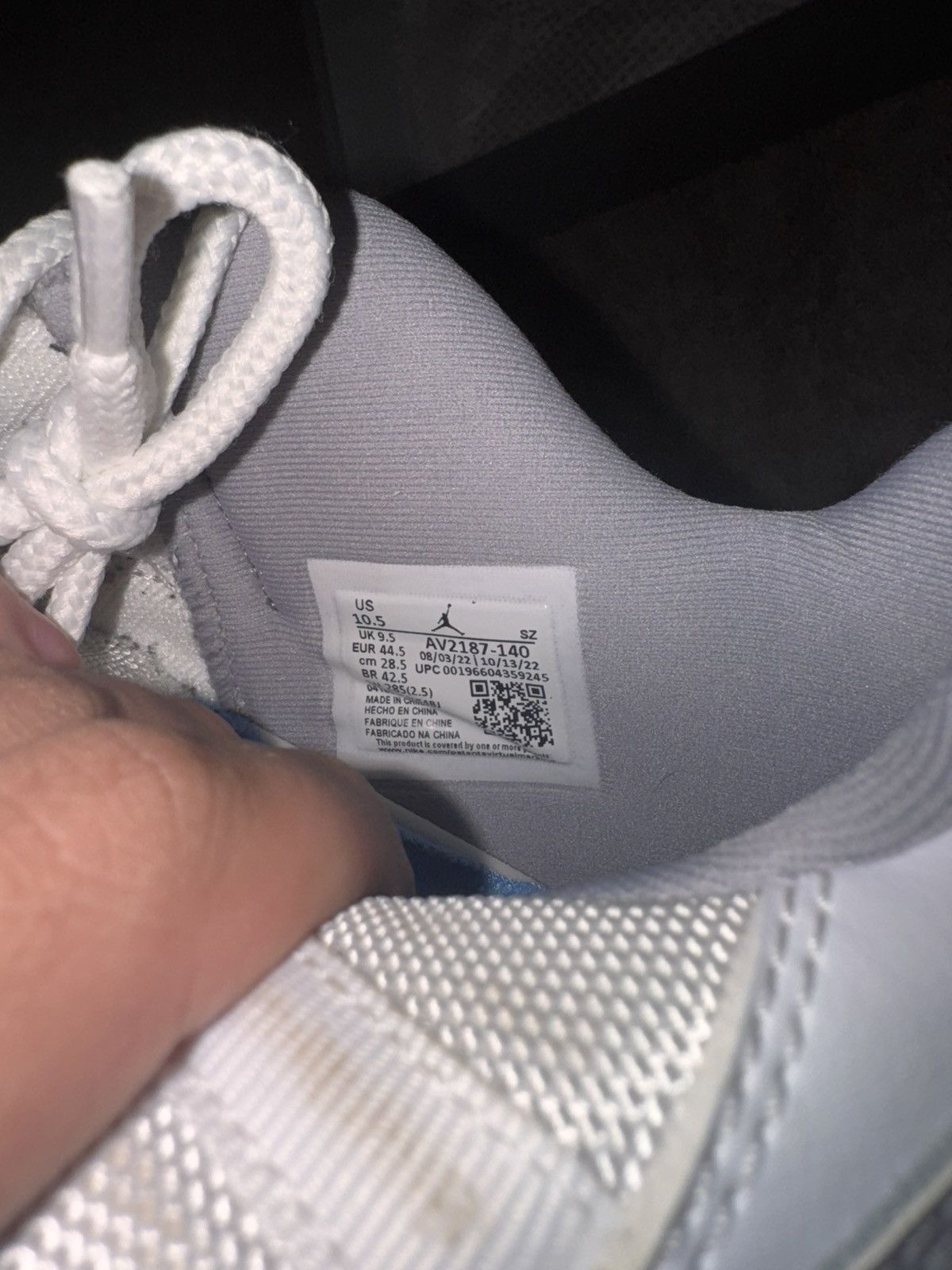 Jordan Brand AJ1 Retro Low Cement Grey Size US 10.5 / EU 43-44 - 7 Thumbnail