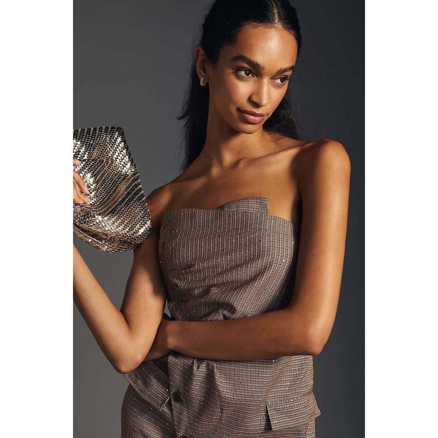 Anthropologie New Anthropologie Maeve Strapless Button-Front Dress $170 Size M / US 6-8 / IT 42-44 - 3 Thumbnail