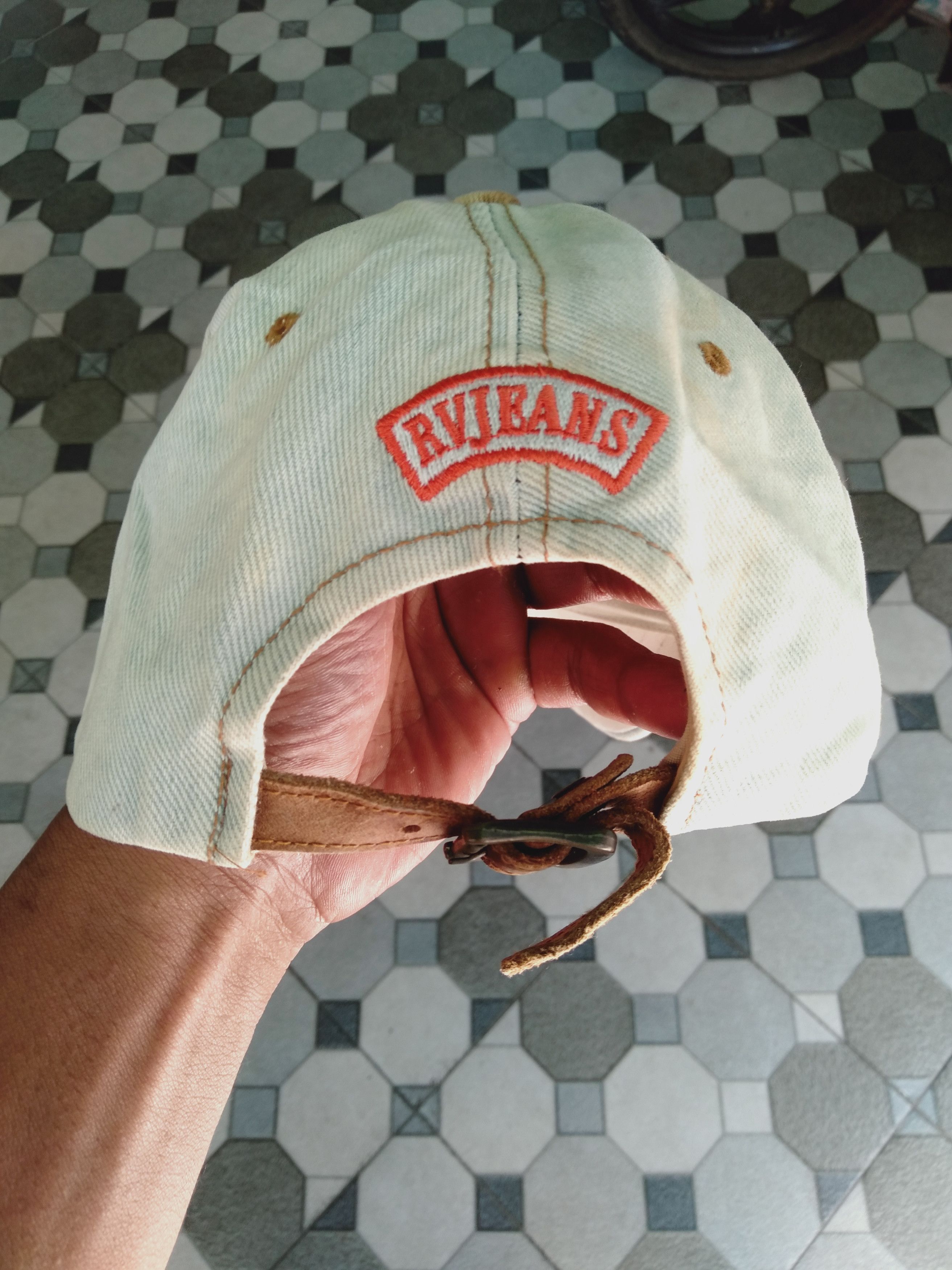 Japanese Brand Vintage rudolph valentino denim hat Size ONE SIZE - 2 Thumbnail