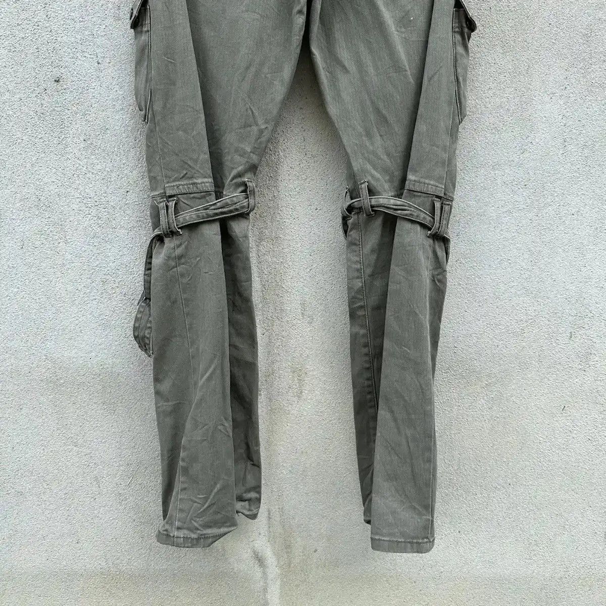 Vintage SEMATIC DESIGN 🔥BONDAGE PUNK FLARE/BOOTCUT RARE MULTI CARGO Size US 32 / EU 48 - 13 Thumbnail