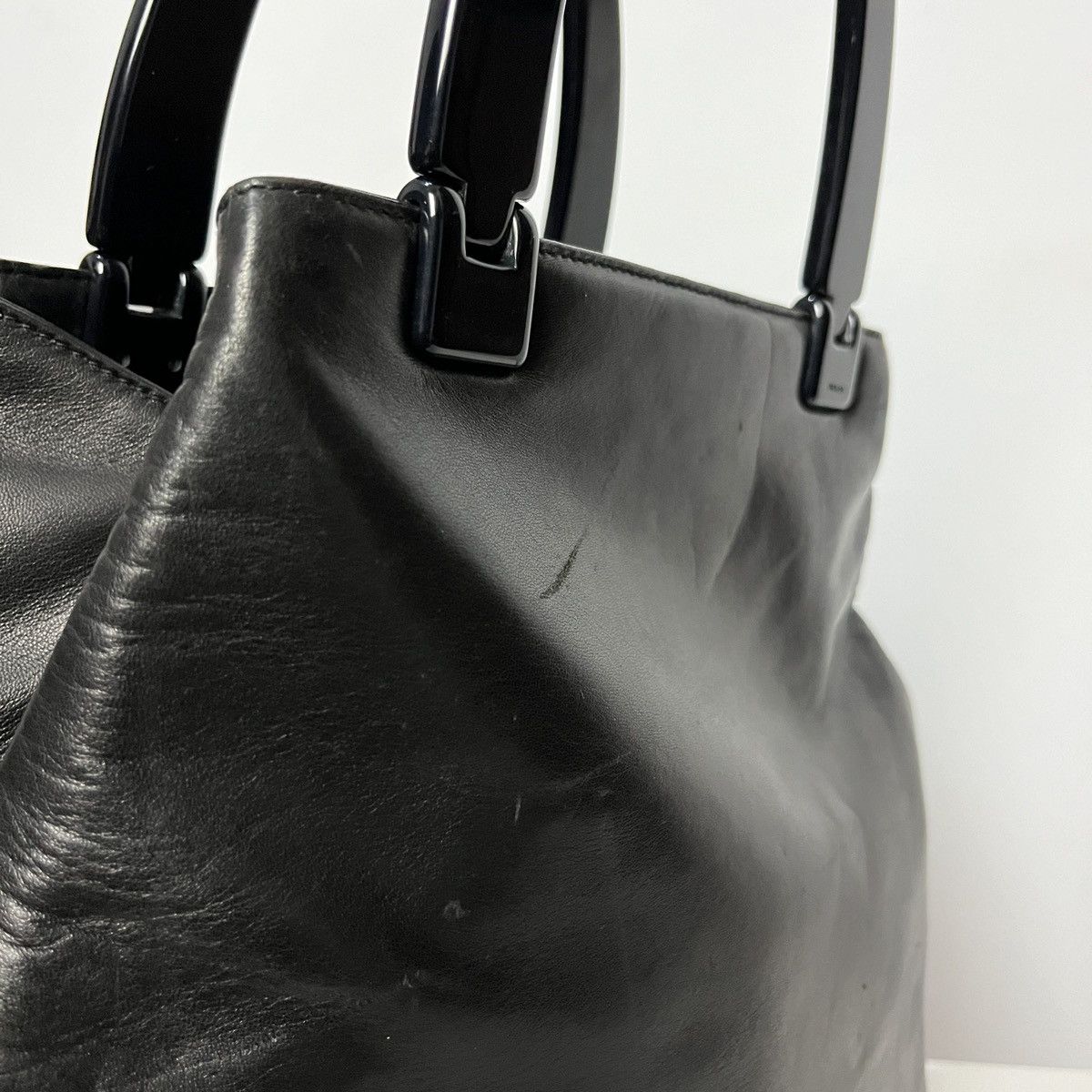 Prada Vintage Prada Nappa Leather Hand-Bag Size ONE SIZE - 12 Thumbnail