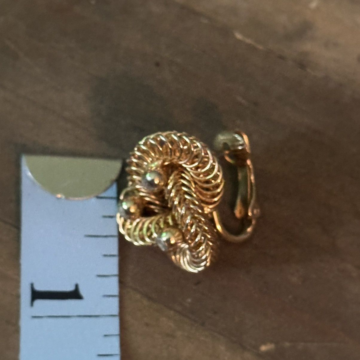 Vintage Vintage gold tone coiled knot earrings Size ONE SIZE - 2 Thumbnail