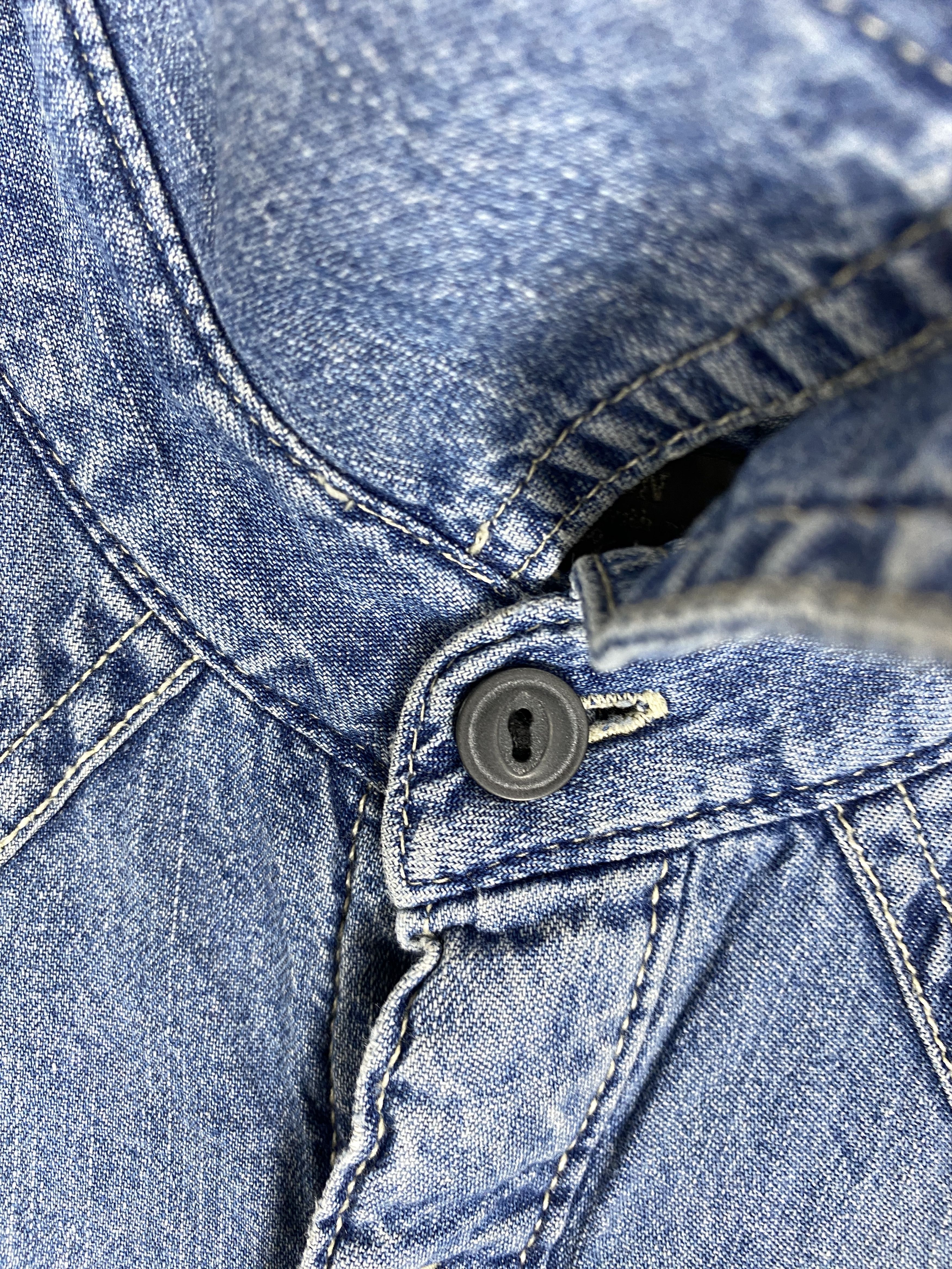 Japanese Brand Vintage Thruxton Fleece Lining Denim Jacket J2291 Size US S / EU 44-46 / 1 - 3 Thumbnail
