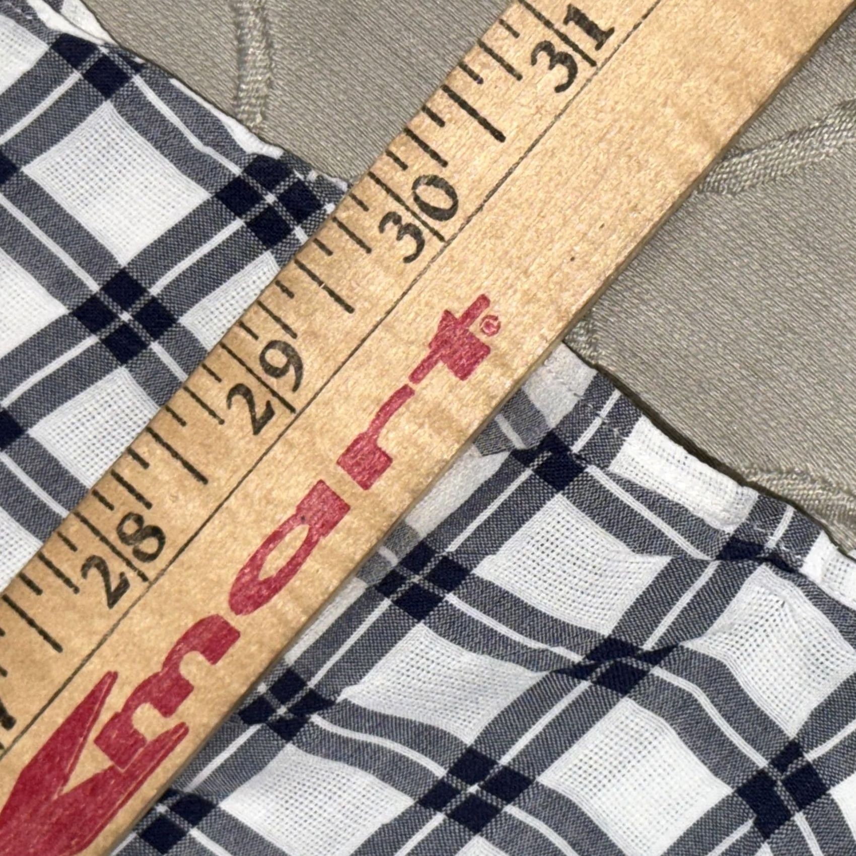 Armani Armani Collezioni Shirt Mens Large White Blue Plaid Long Sleeve Button Front Size US L / EU 52-54 / 3 - 8 Thumbnail
