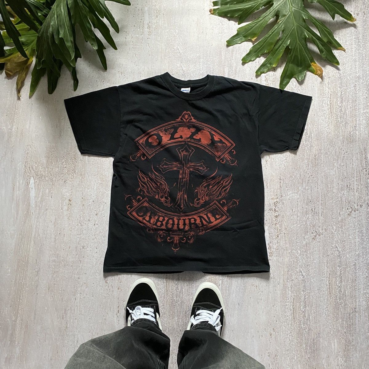 Band Tees × Vintage VINTAGE Y2K OZZY OSBORNE RARE PUNK HYPE AMAZING T SHIRT 39 Size US L / EU 52-54 / 3 - 1 Thumbnail
