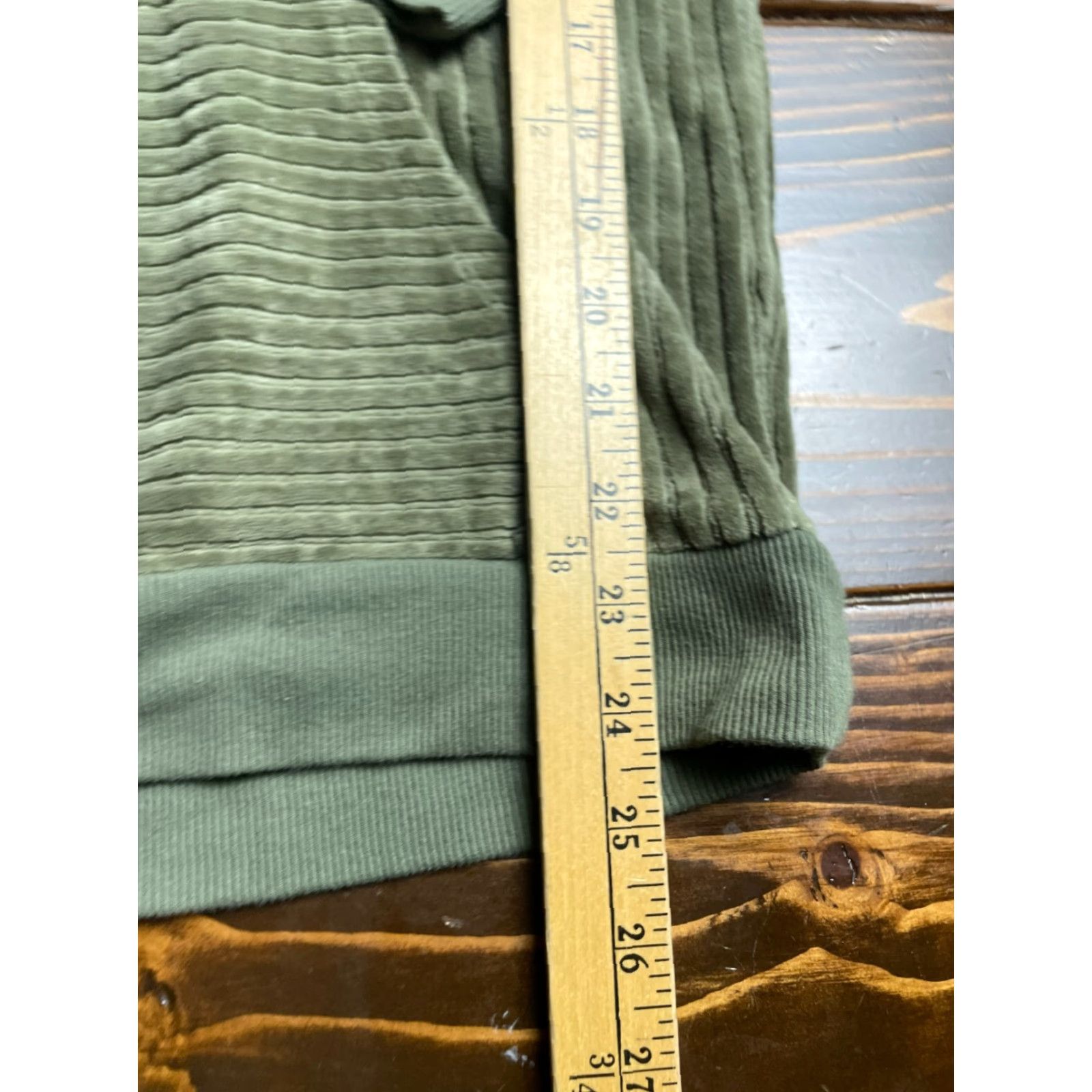 Vintage Maurices Sweater, Women's Size Small, Green, Ribbed, Cowl Neck, Pullover, Casual, Travel, Regular Fit, Fall Winter Spring, Womens Size S / US 4 / IT 40 - 6 Thumbnail