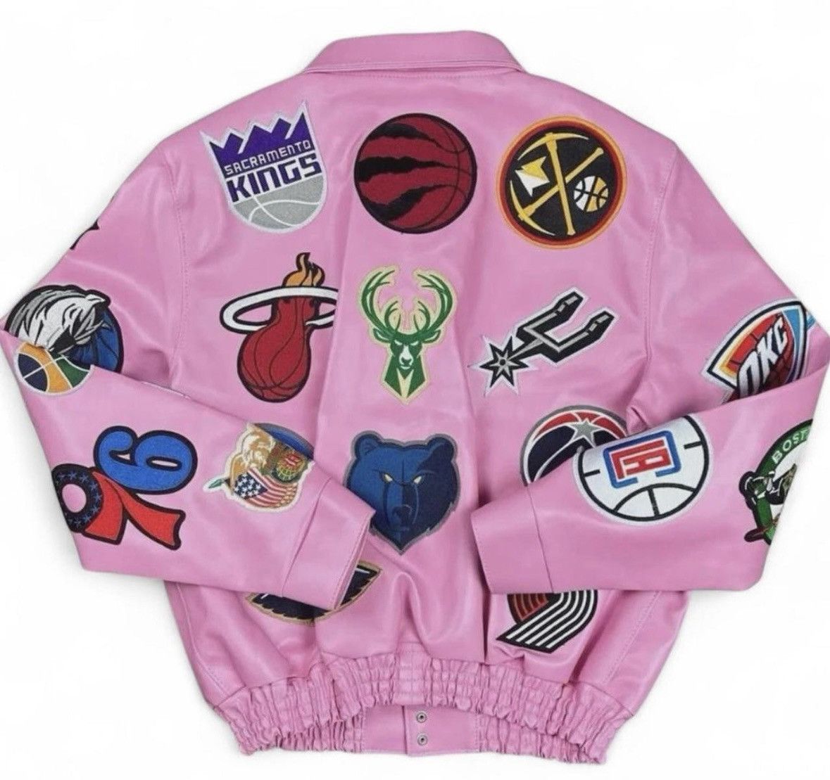 Other Custom Leather NBA Team Tribute Jacket Size US S / EU 44-46 / 1 - 1 Thumbnail