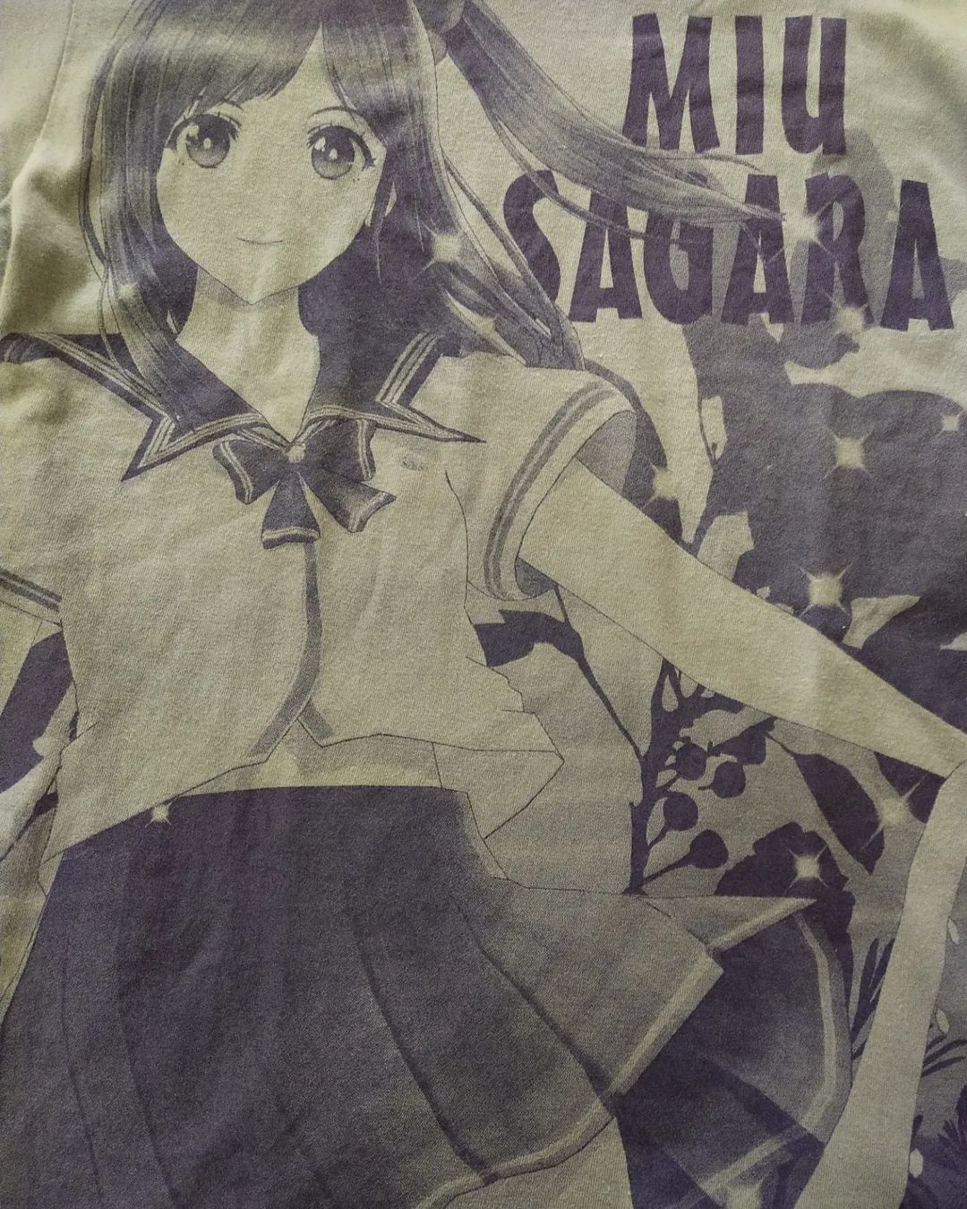 Anime × Japanese Brand Reco Love Miu Sagara Art Anime Game Tee by Cospa Size US M / EU 48-50 / 2 - 2 Thumbnail
