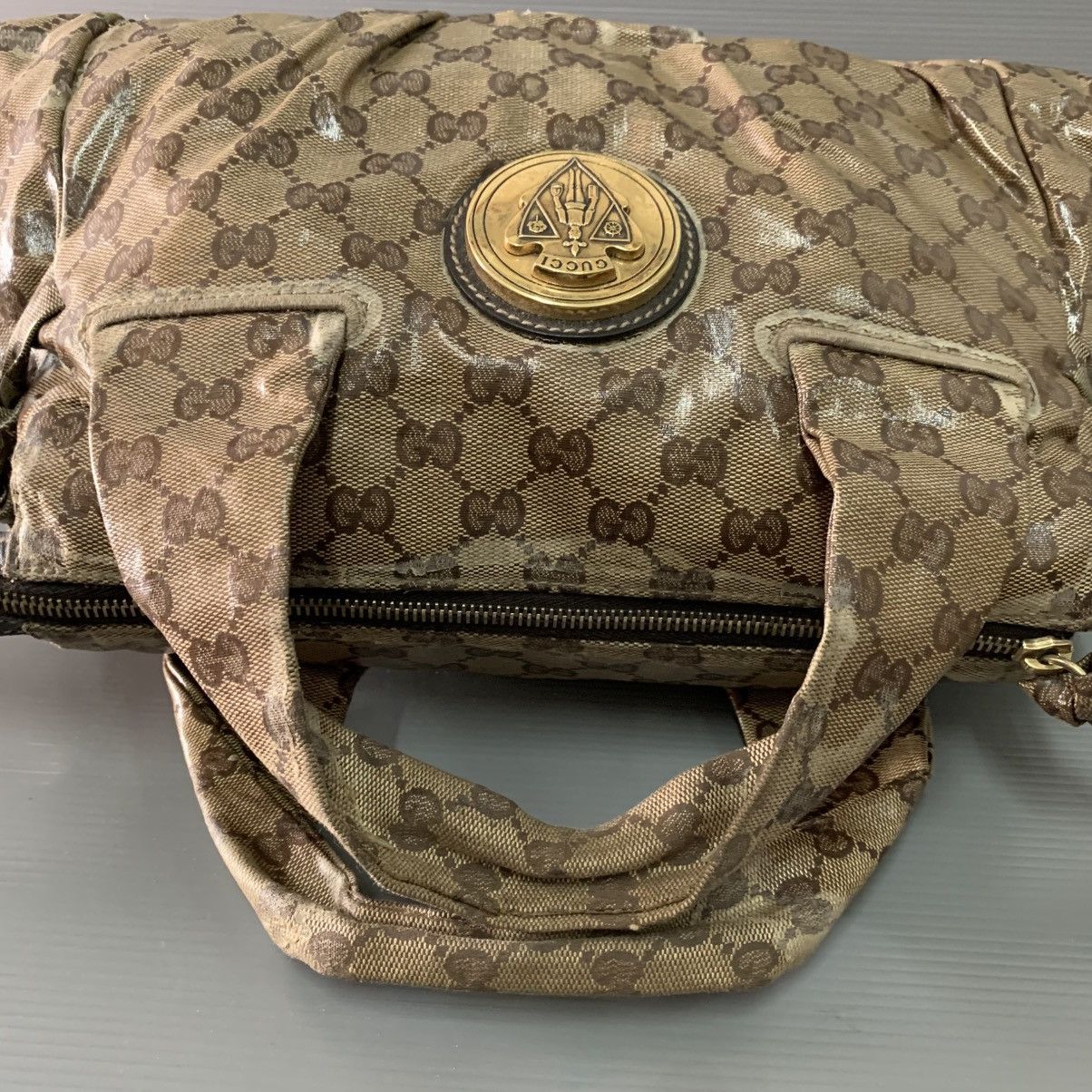 Gucci Gucci Monogram Top Handle Bag Size ONE SIZE - 6 Thumbnail