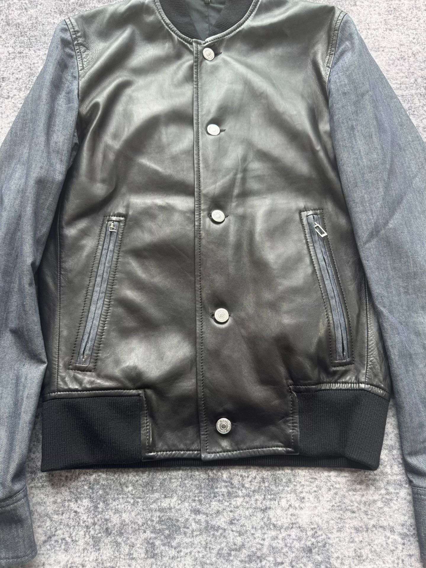 Dior Dior Lambskin Patchwork Denim Sleeve Jacket Size US S / EU 44-46 / 1 - 4 Thumbnail