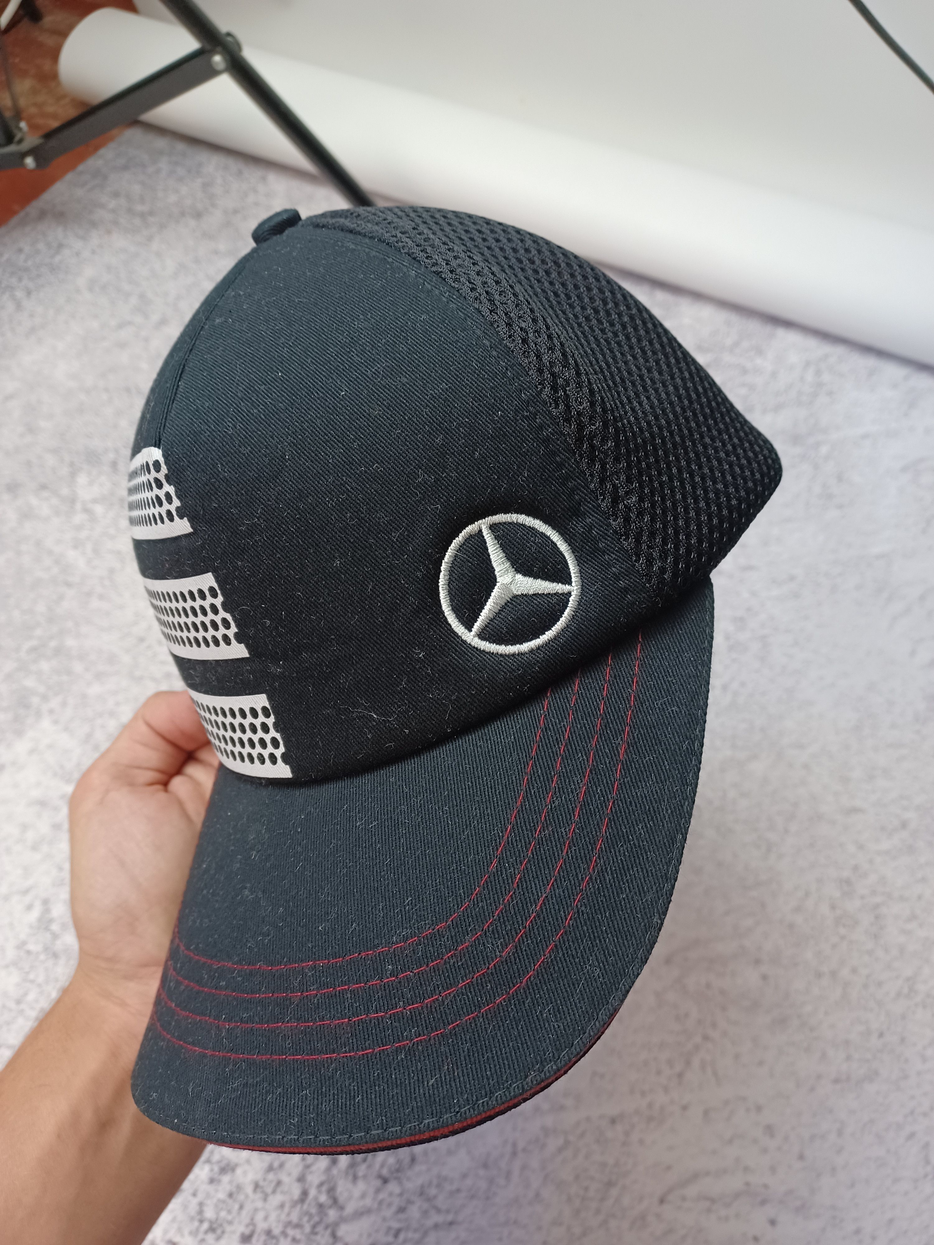 Mercedes-Benz Mercedes Benz Cap Hat Vintage Racing Big Logo Size ONE SIZE - 2 Thumbnail