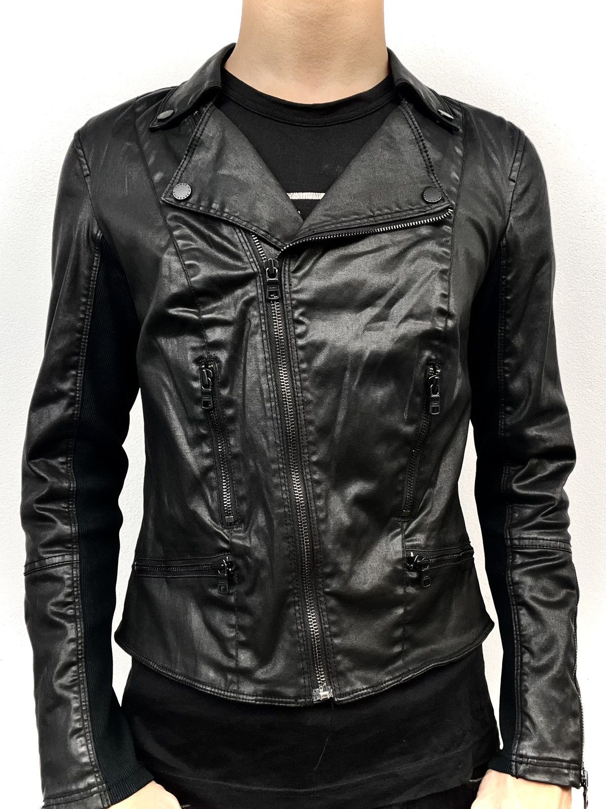 Armani Exchange 2000 Armani Exchange Biker Jacket Size US M / EU 48-50 / 2 - 1 Thumbnail