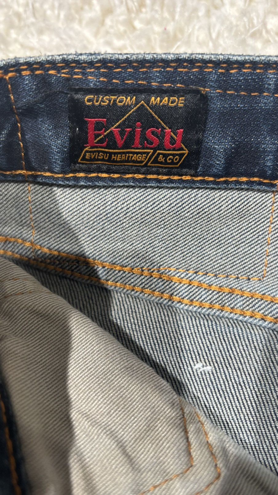 Evisu Evisu logo print Jeans Size US 32 / EU 48 - 5 Thumbnail