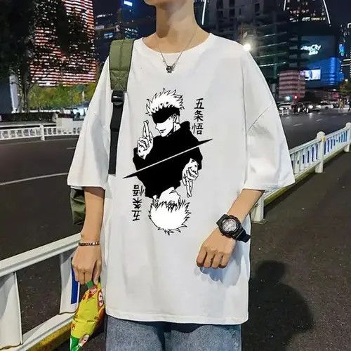 VIBE Cotton Men's T-Shirt Fashion Jujutsu Size US XL / EU 56 / 4 - 3 Thumbnail